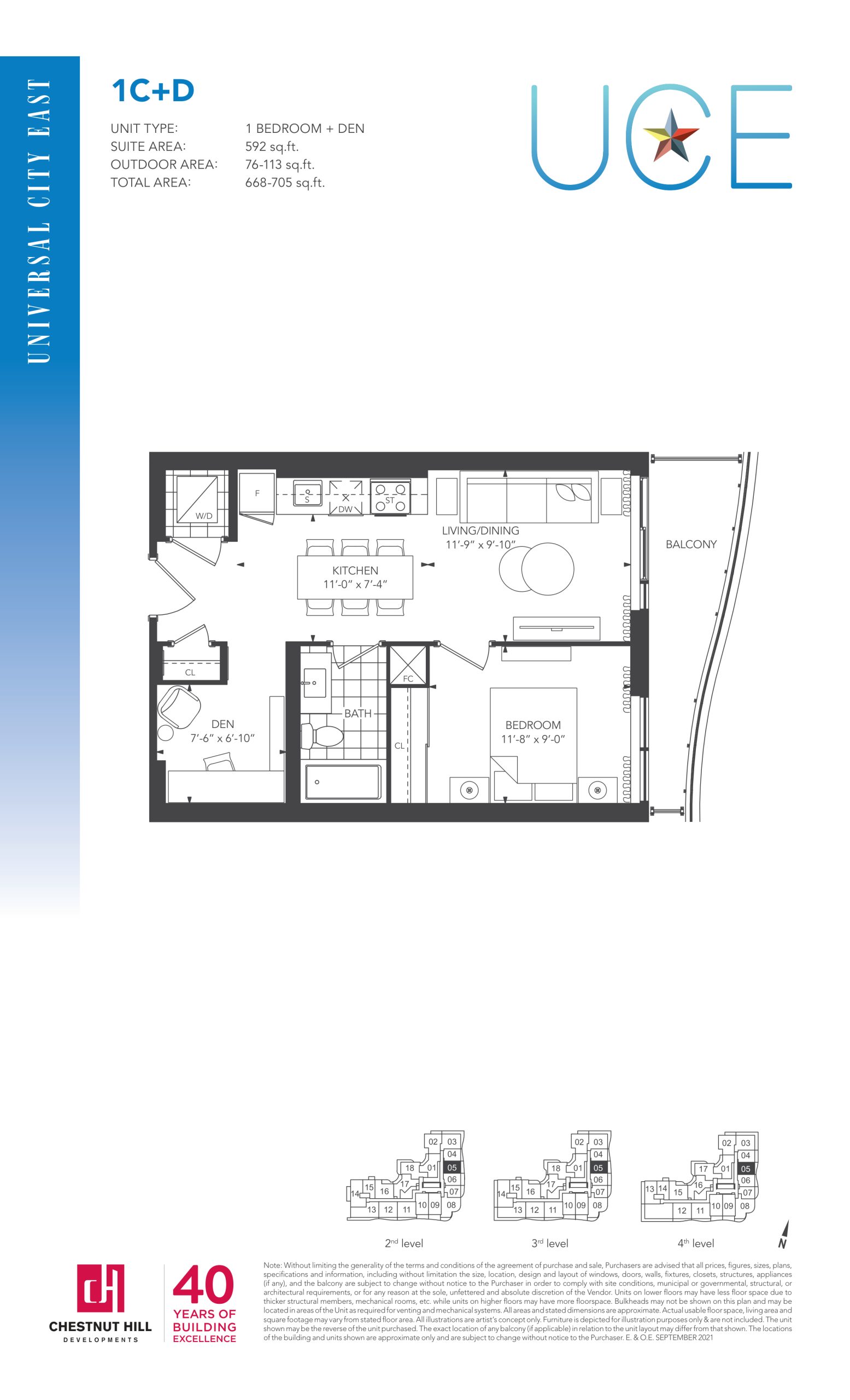 1C+D floor plan