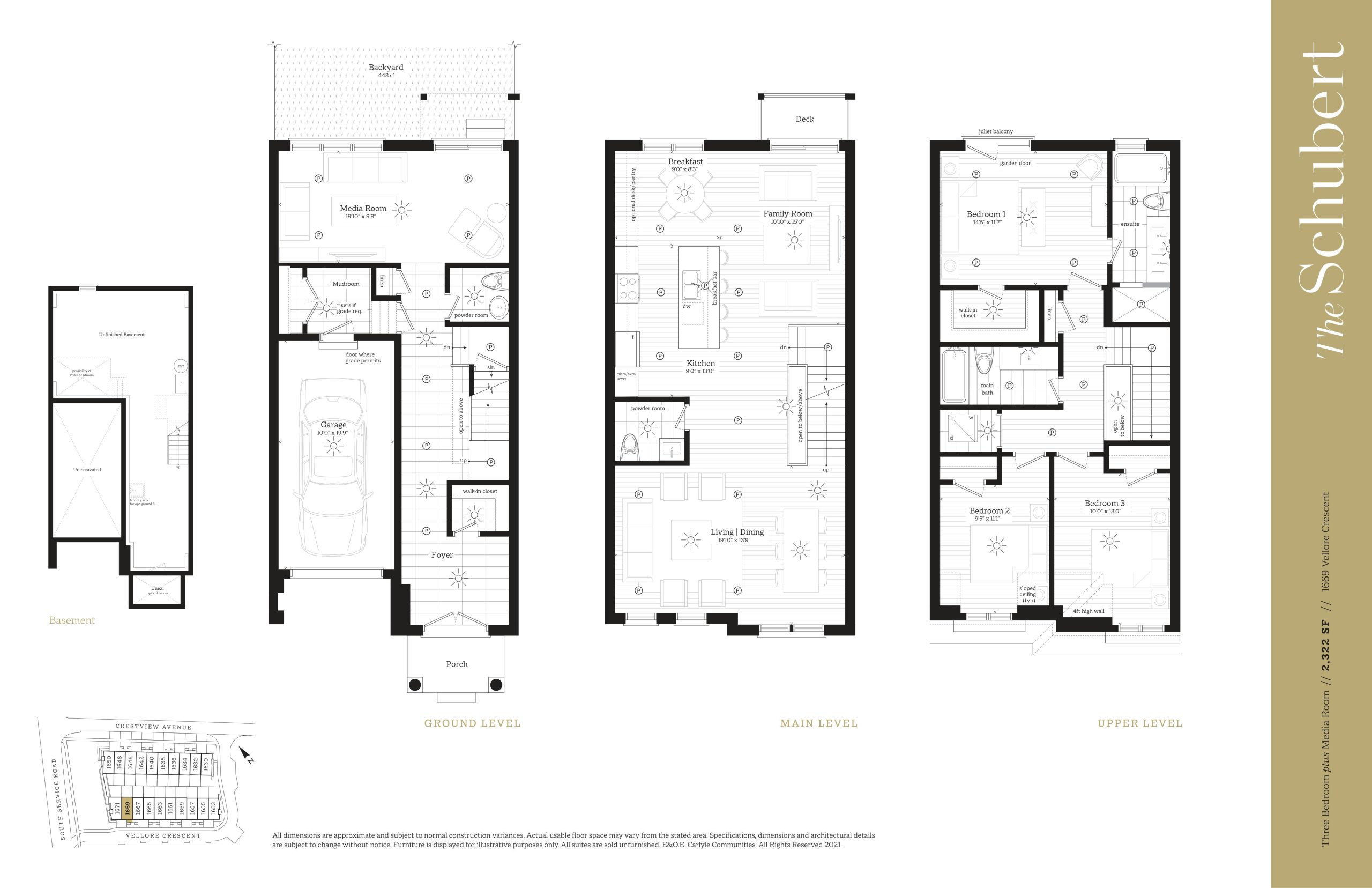 The Schubert floor plan