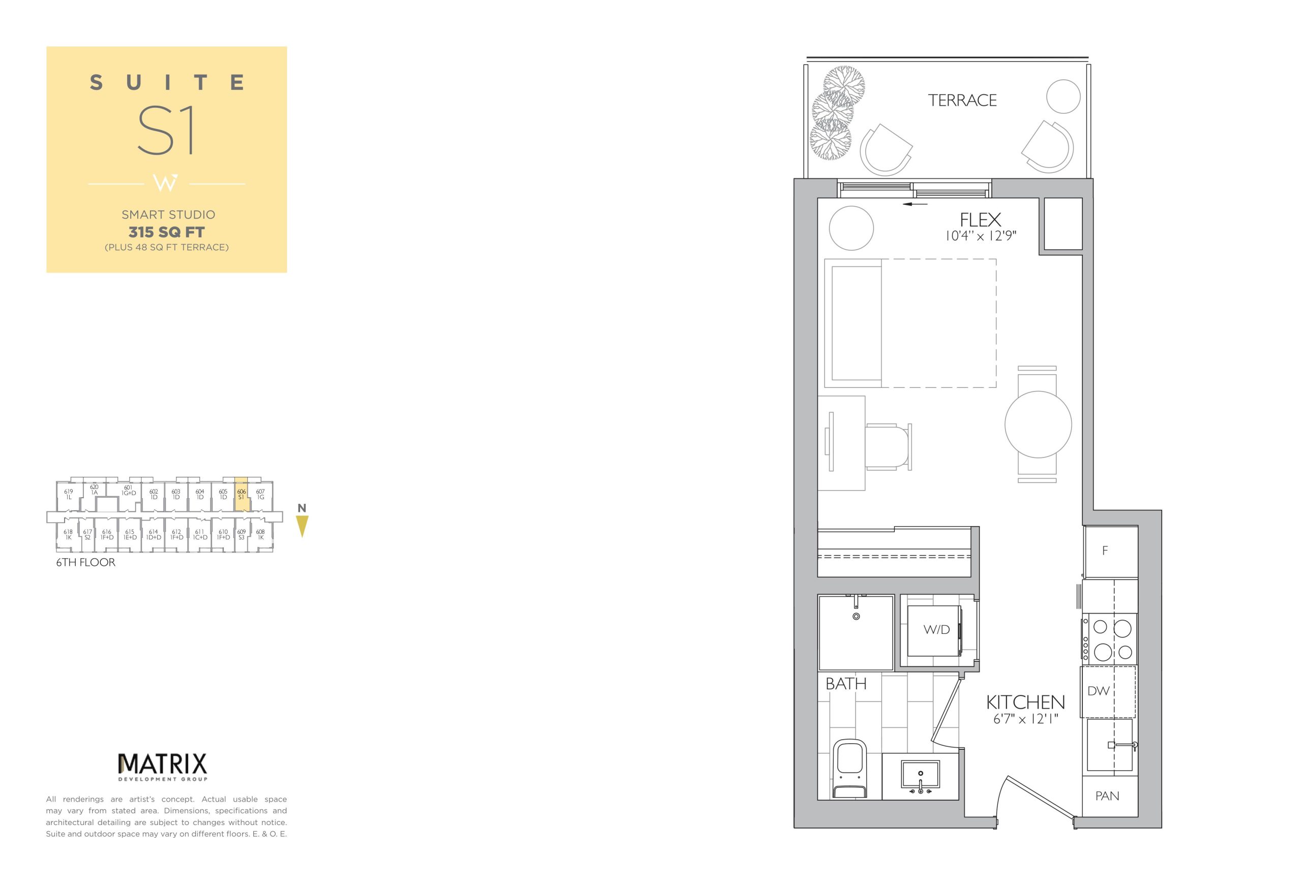 Suite S1 floor plan