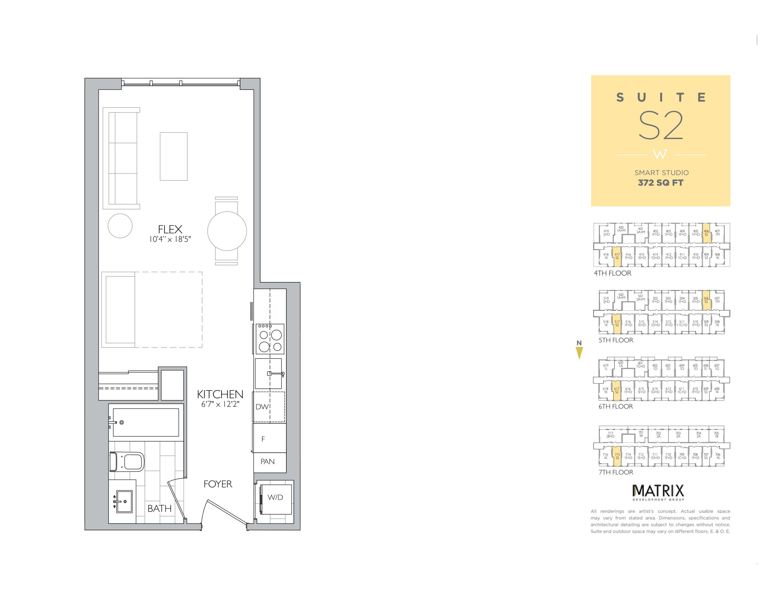 Suite S2 floor plan