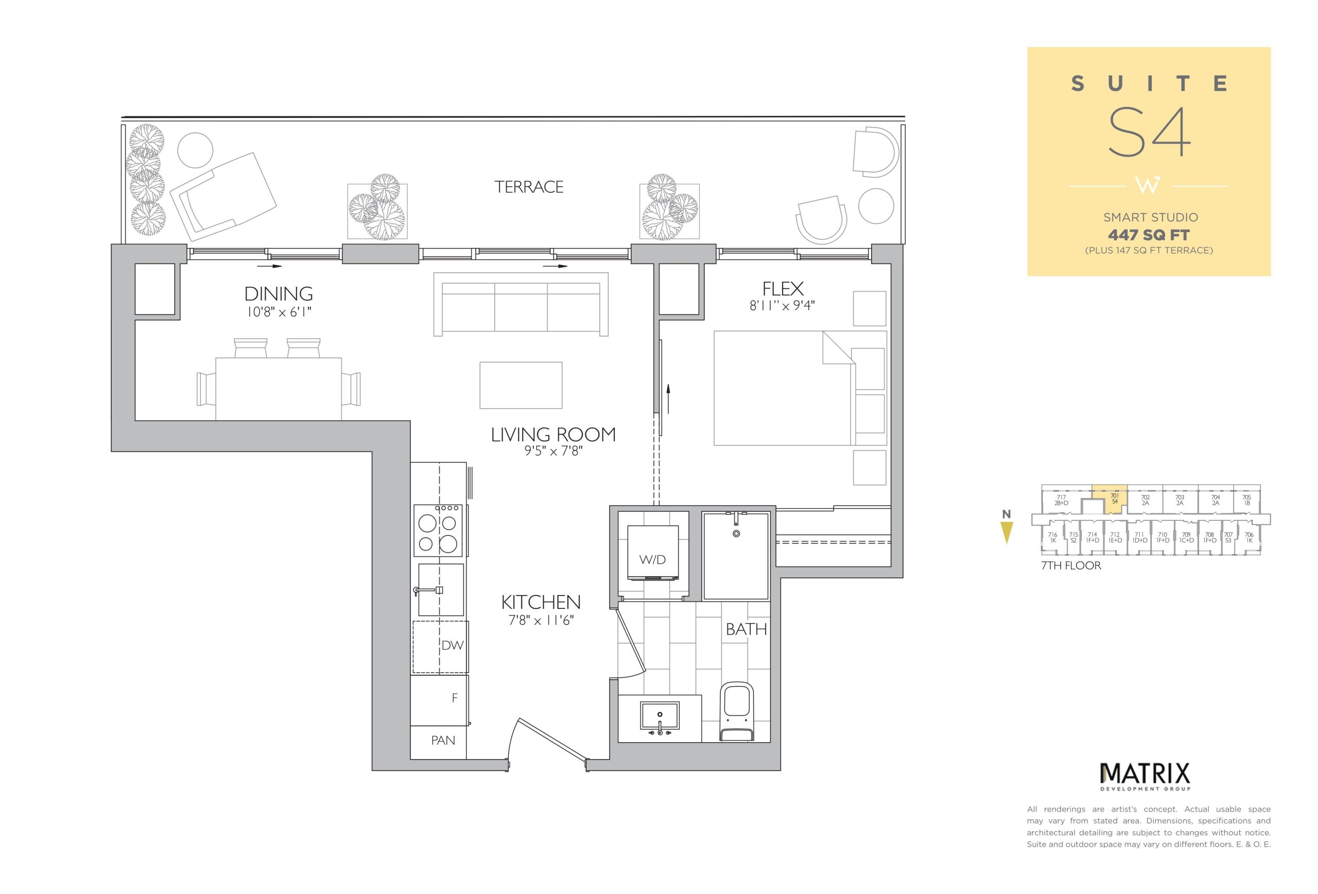 Suite S4 floor plan