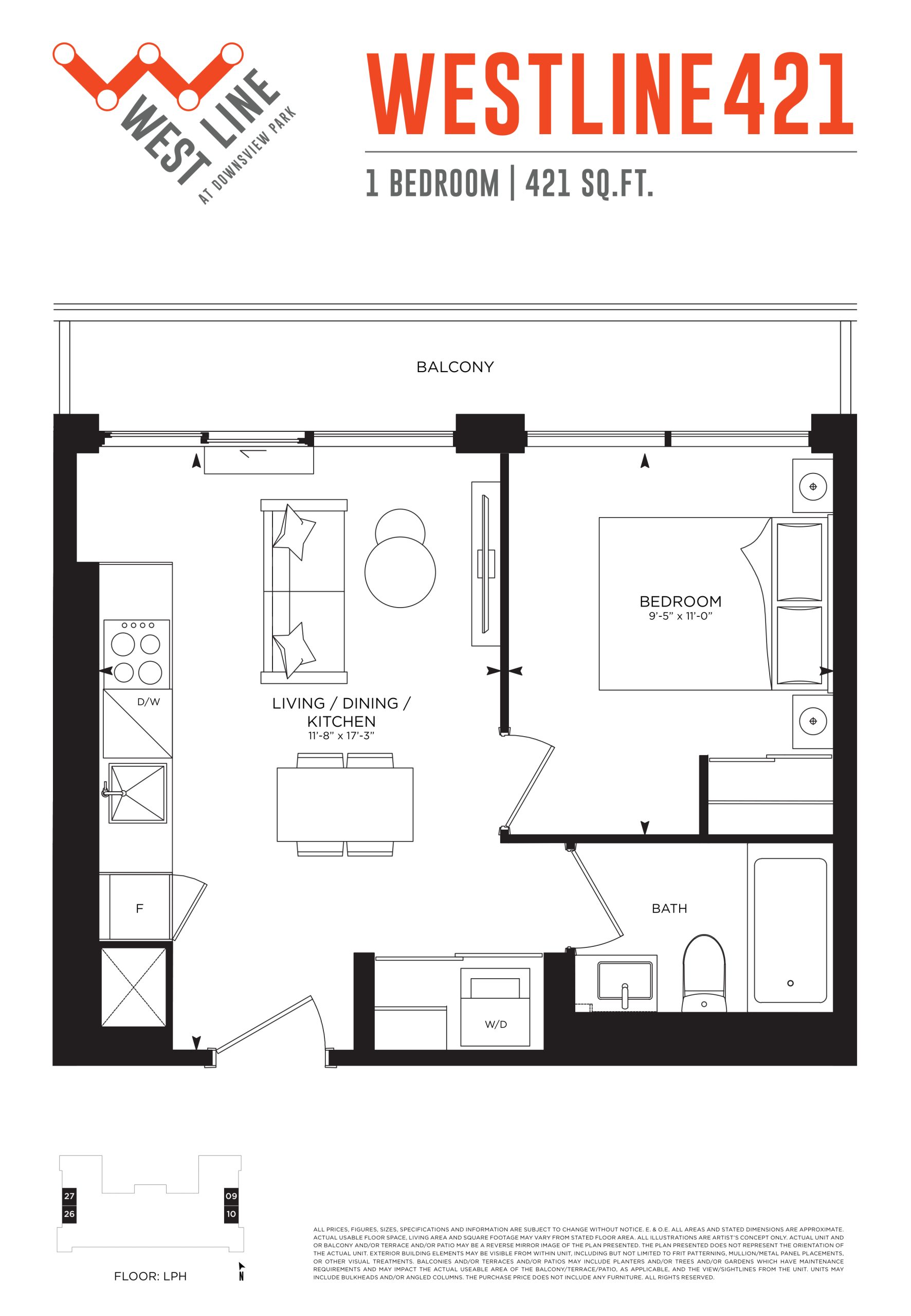 Westline421 floor plan