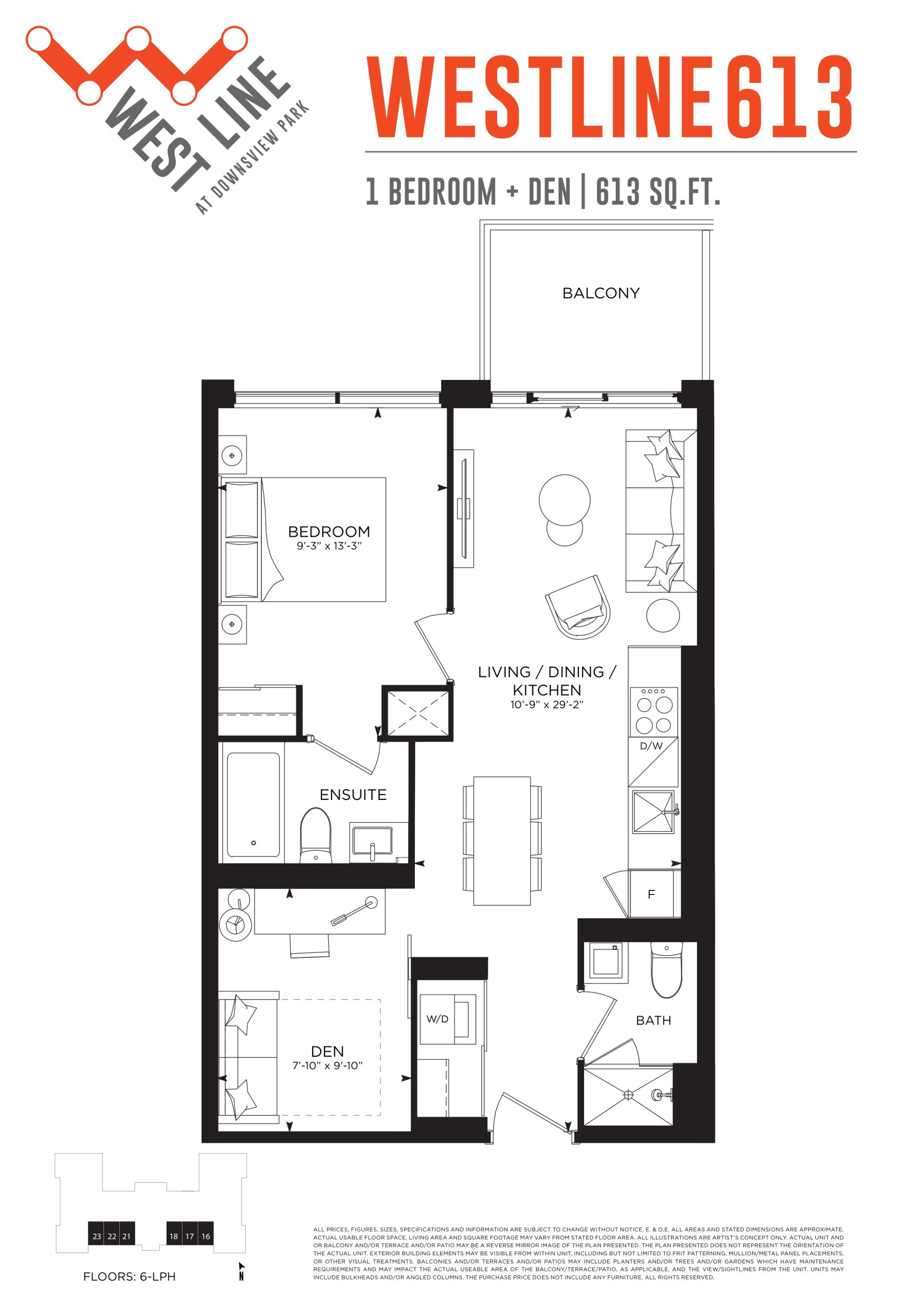 Westline613 floor plan