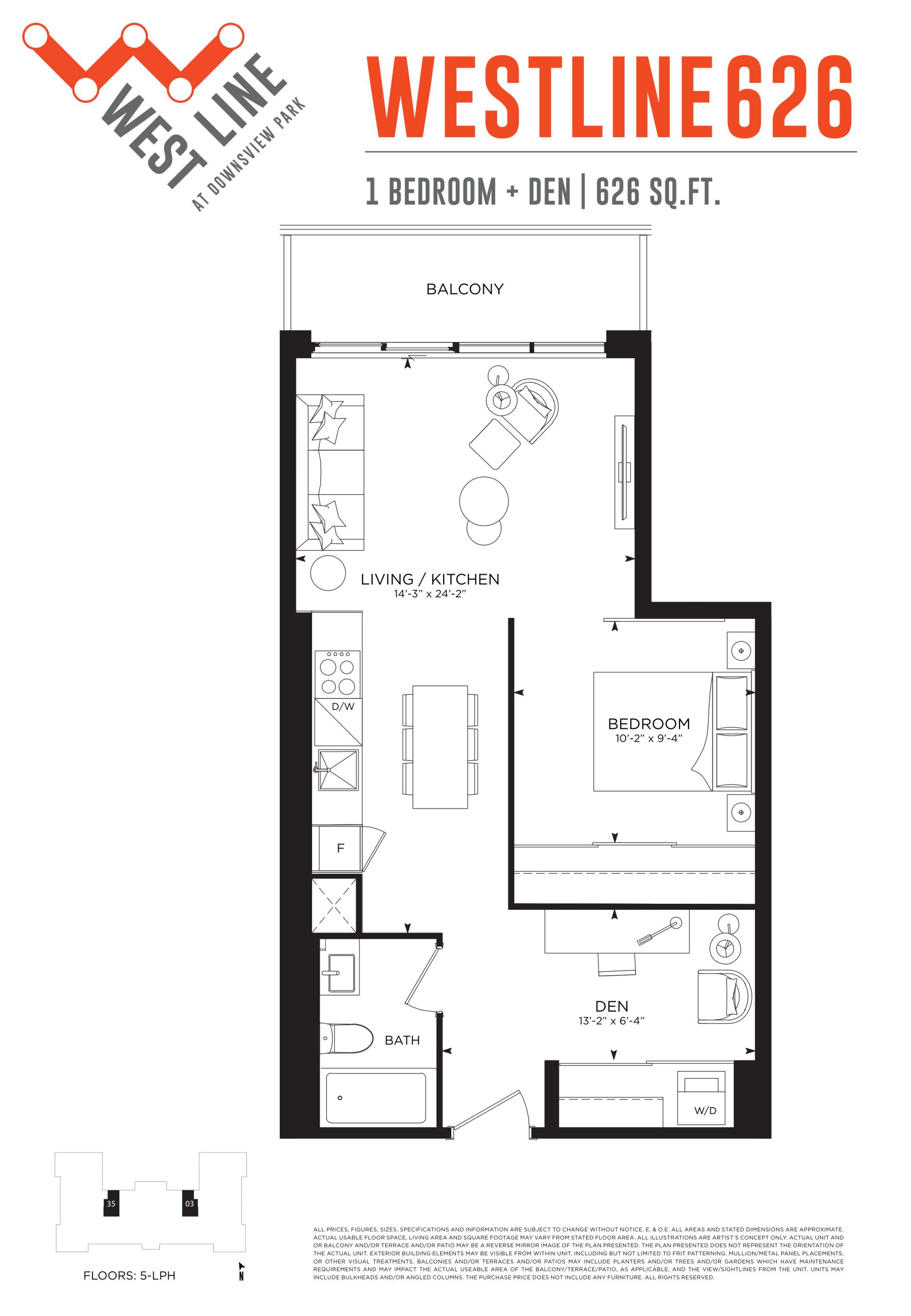 Westline626 floor plan
