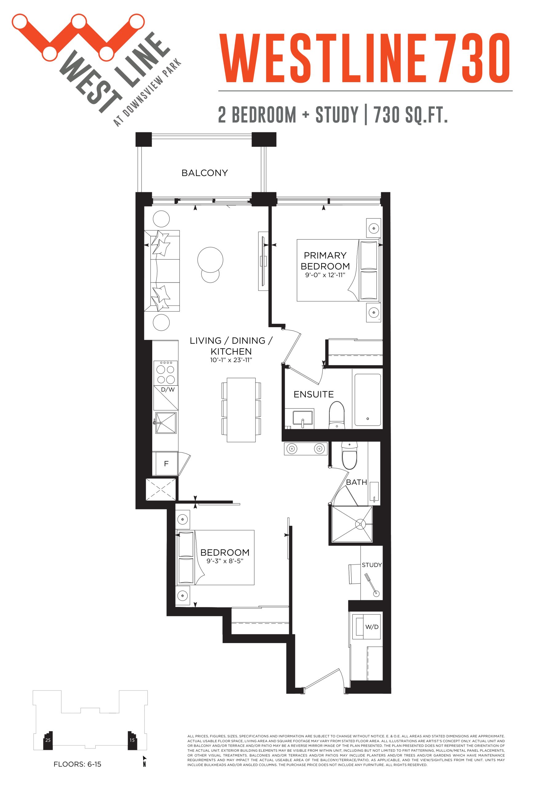 Westline730 floor plan