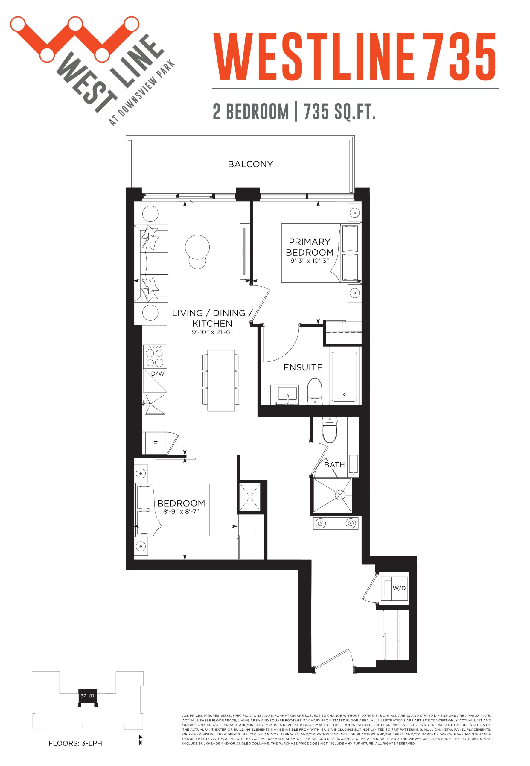 Westline735 floor plan