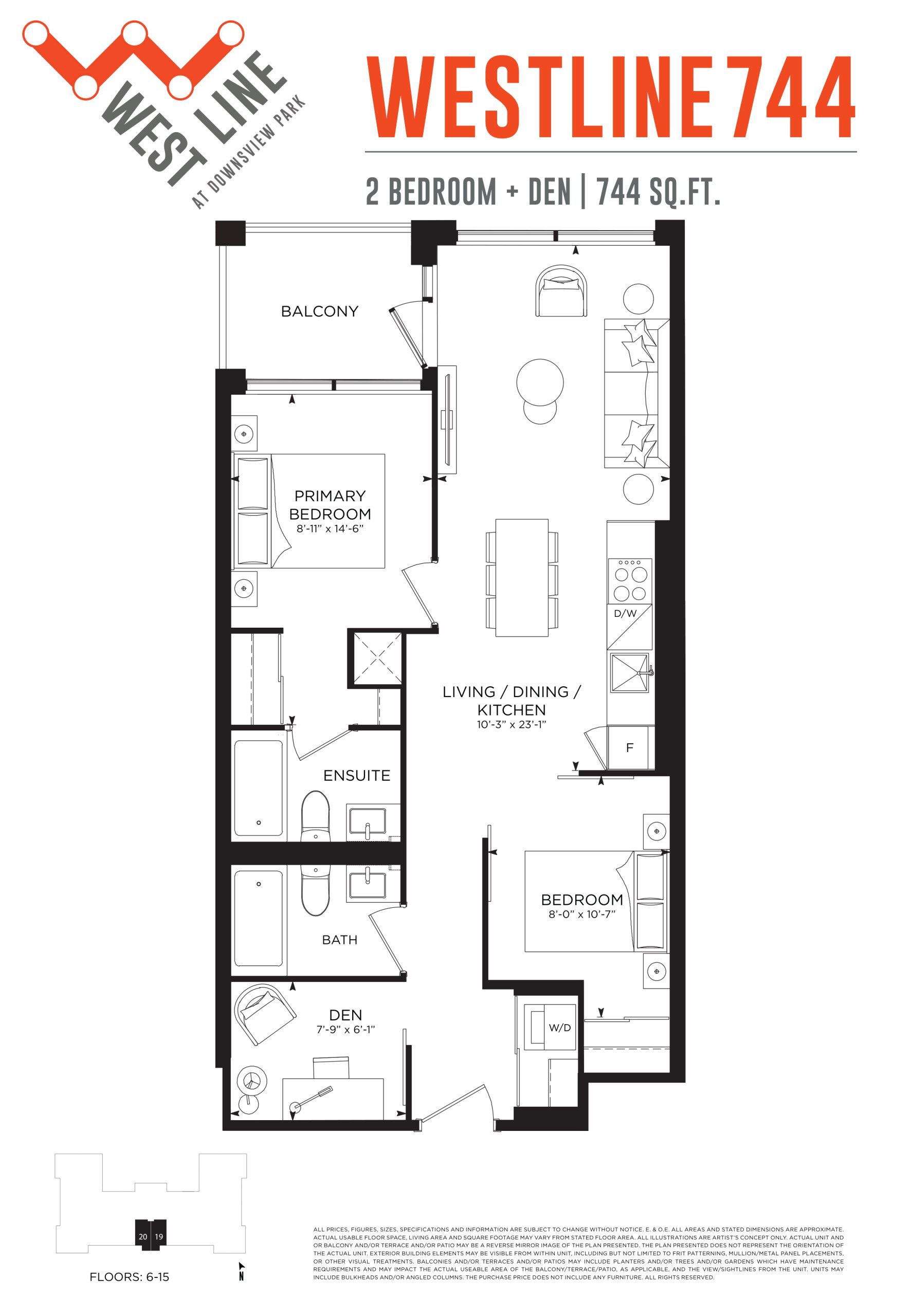 Westline744 floor plan