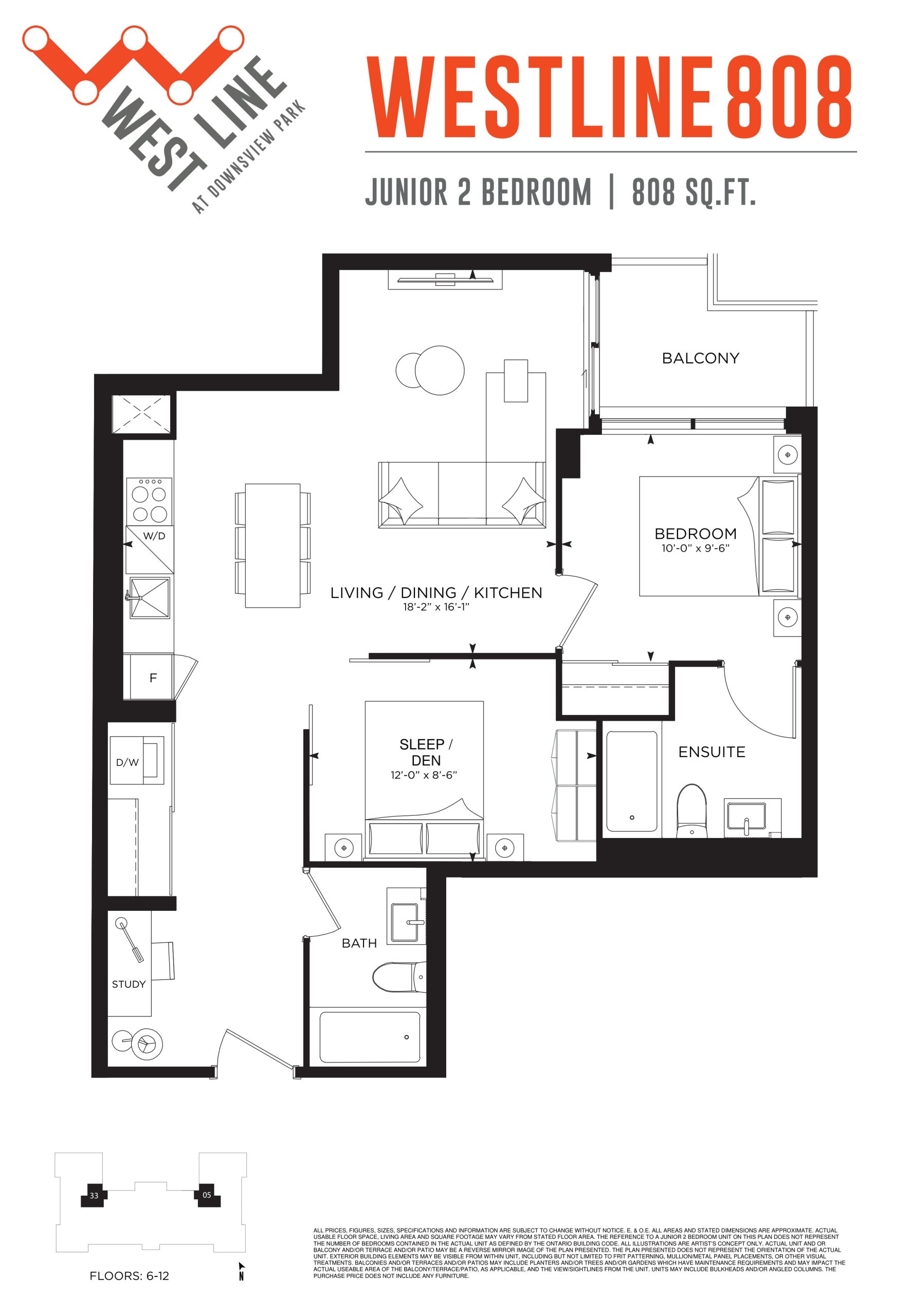 Westline808 floor plan