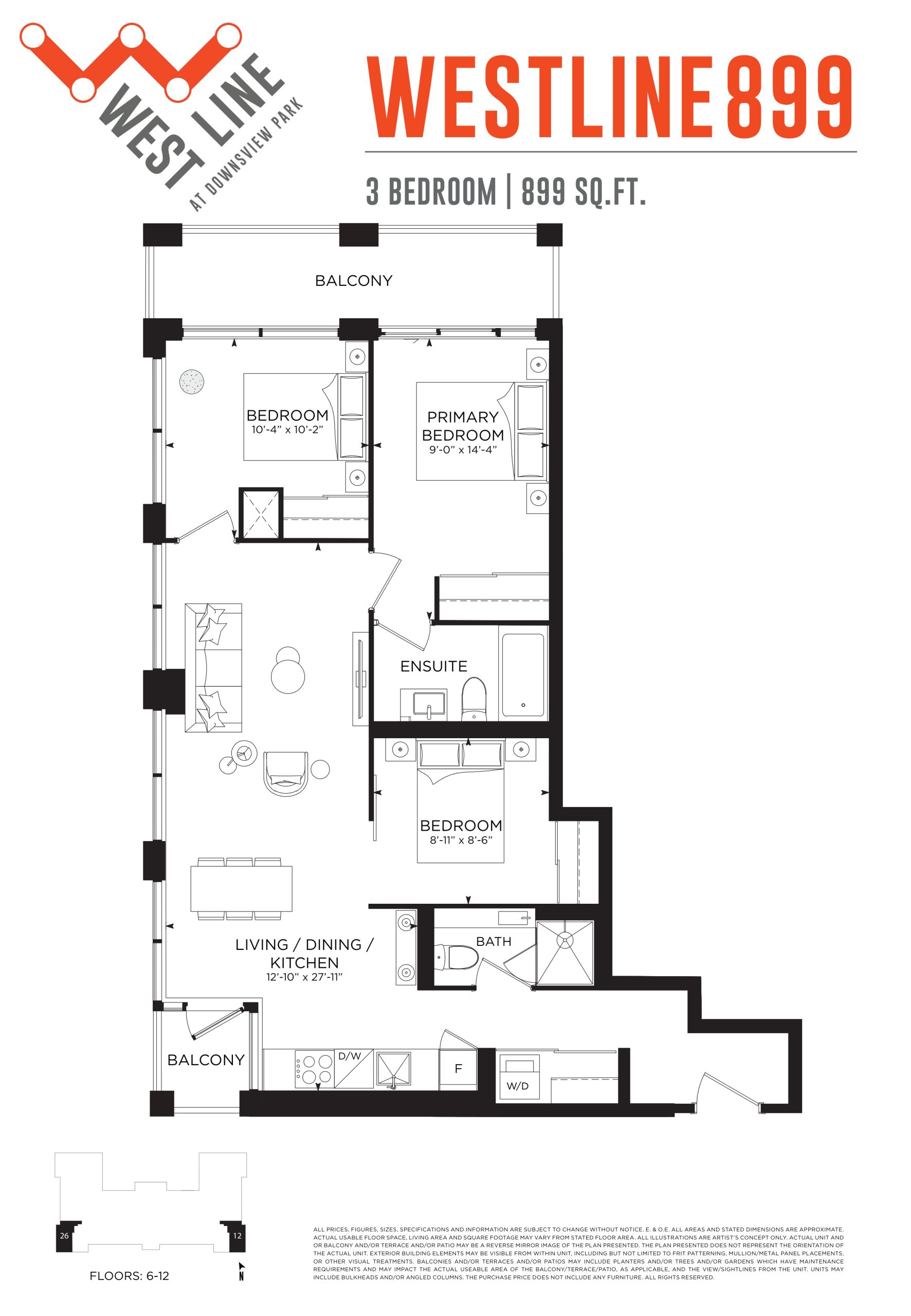 Westline899 floor plan