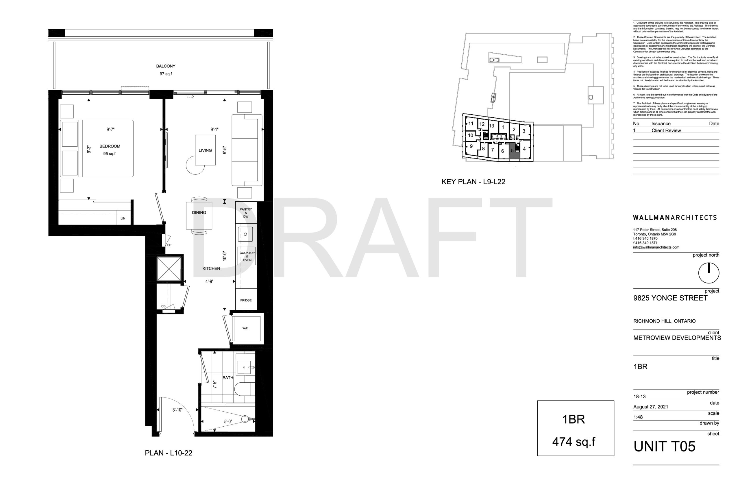 Unit T05 - Tower floor plan