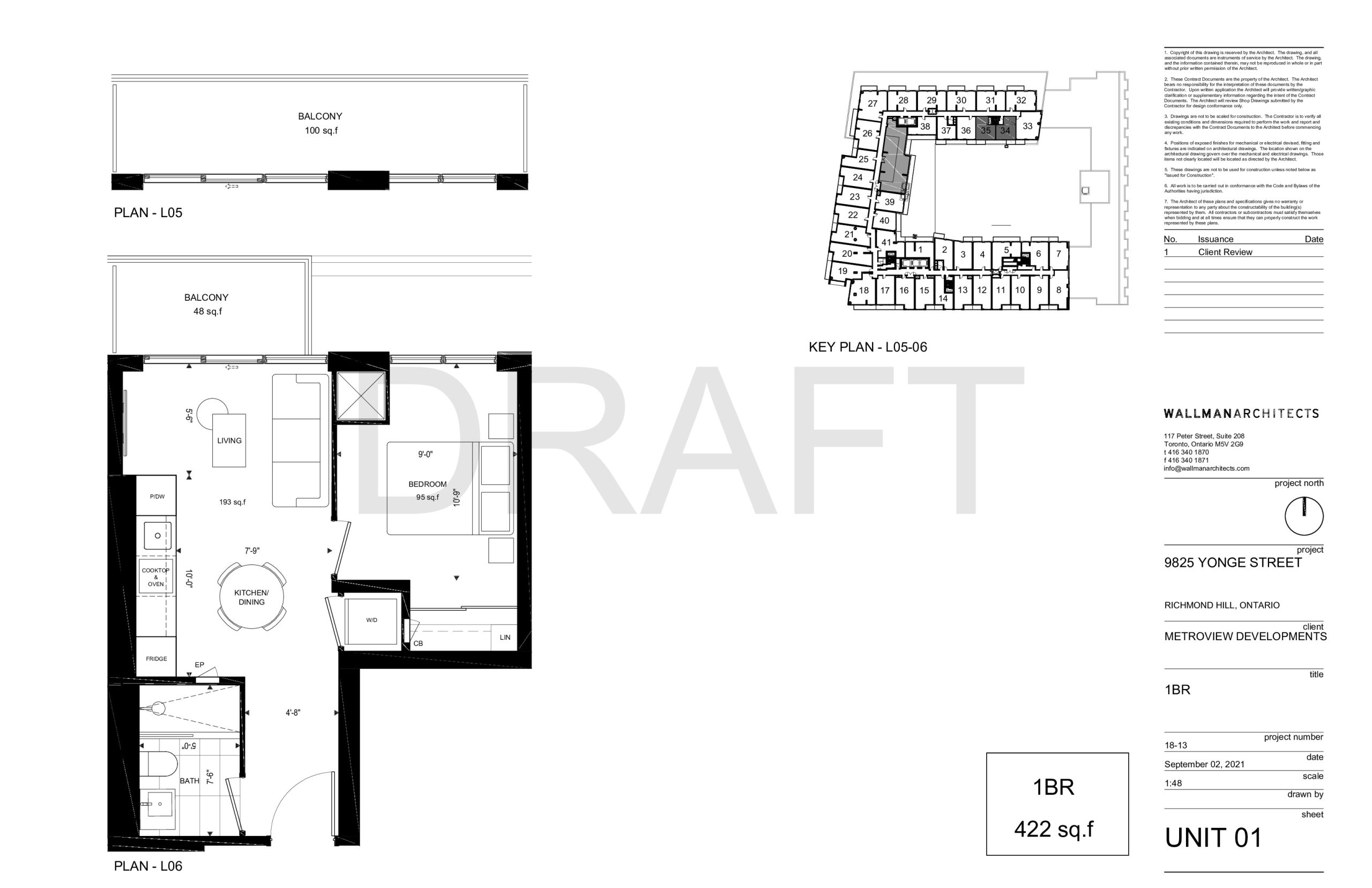 Unit 01 - Podium floor plan