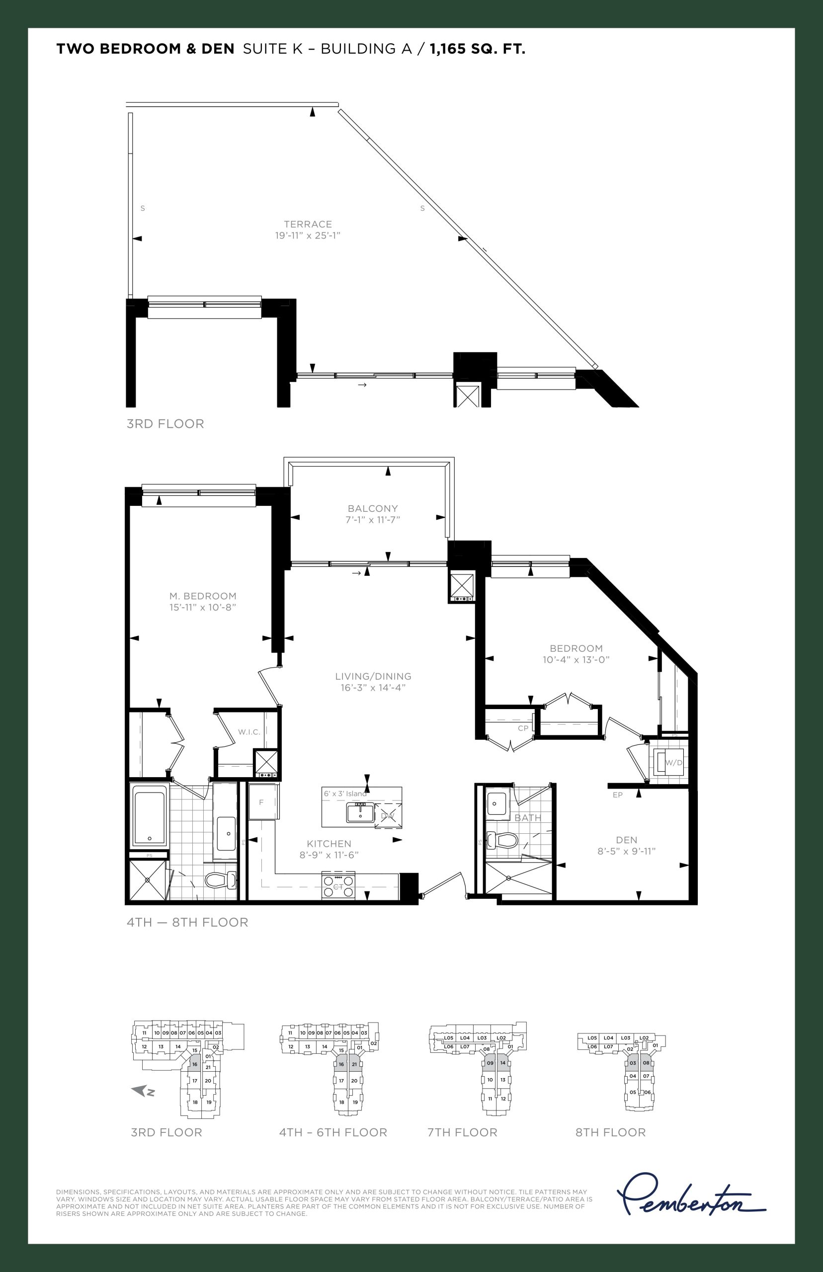 Suite K - Building A floor plan