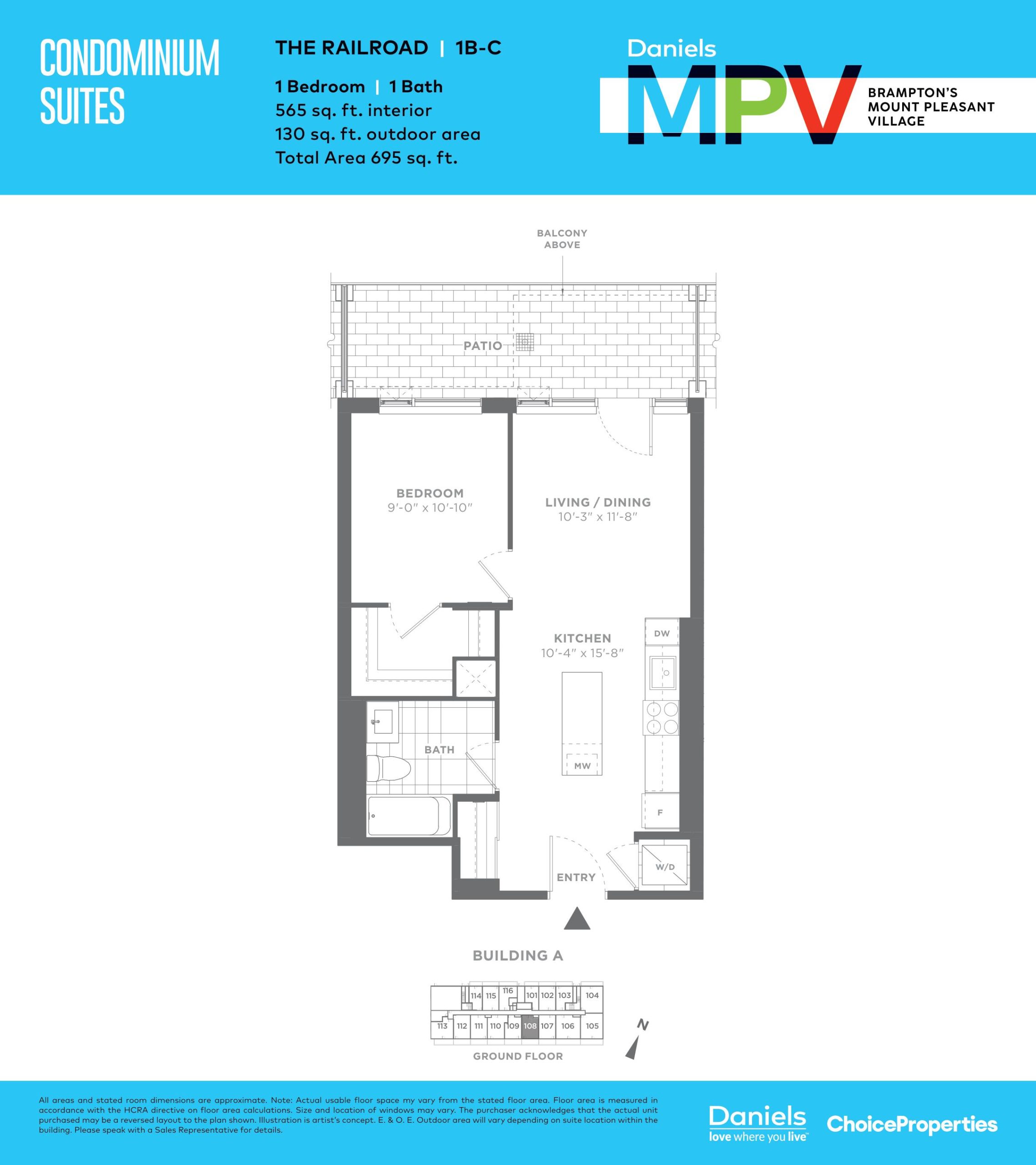 The Railroad floor plan