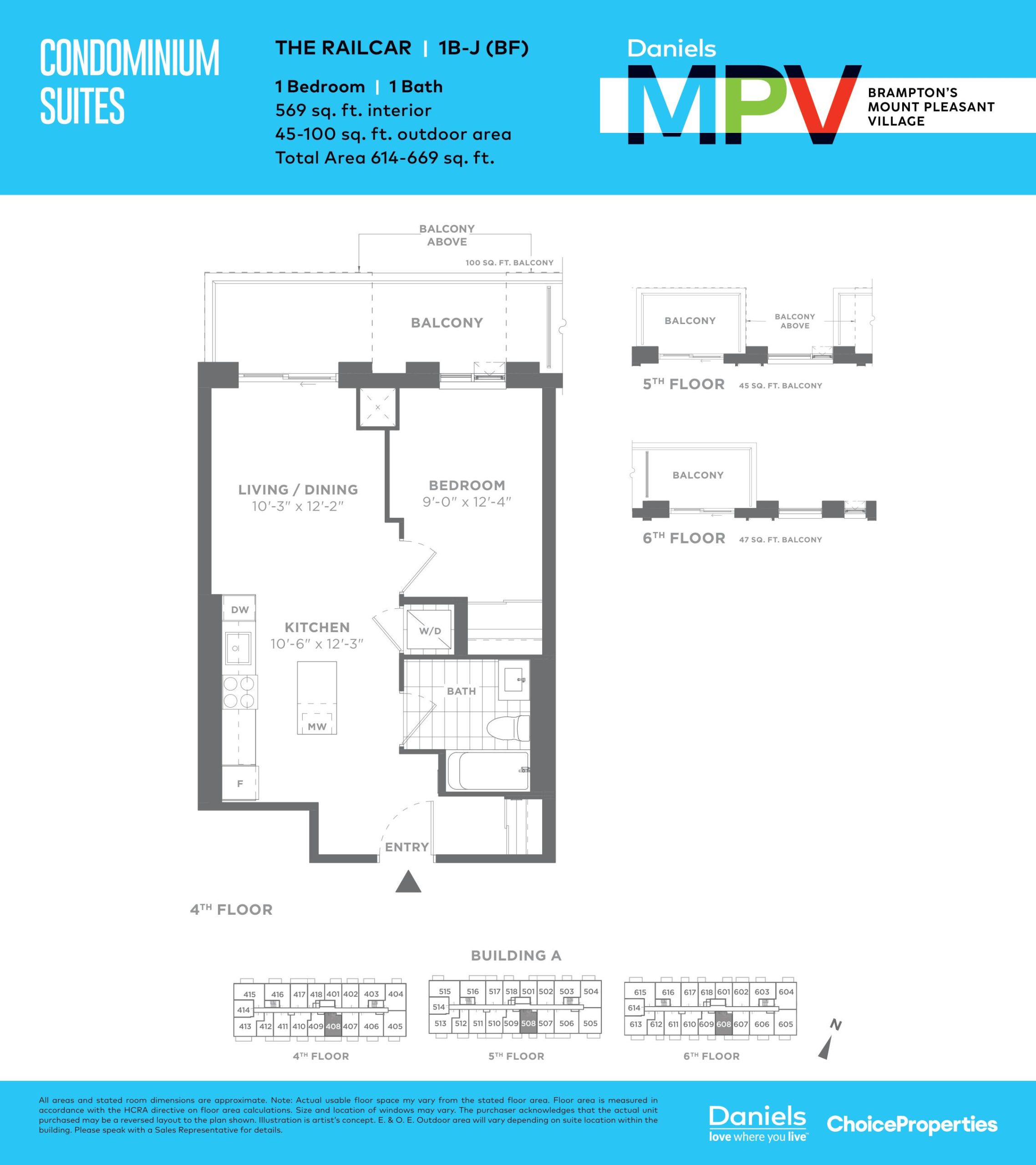 The Railcar floor plan