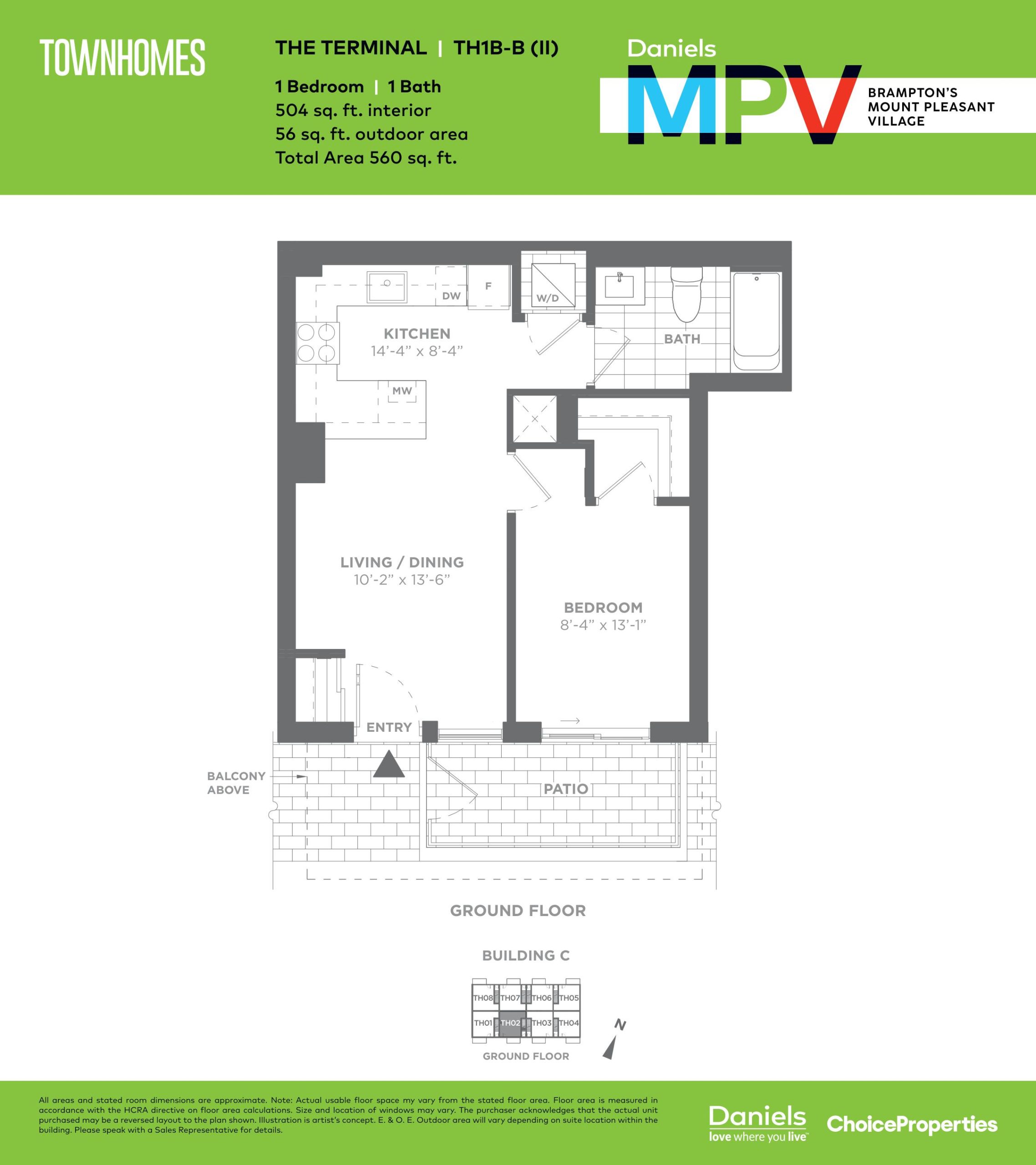 The Terminal floor plan