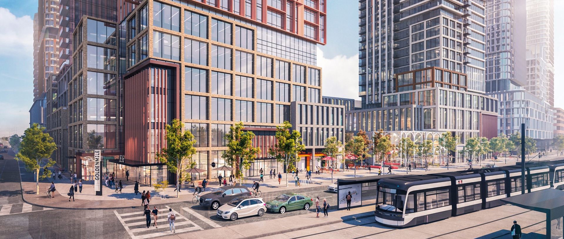 Golden Mile Shopping Centre Redevelopment in Toronto — rendering 3