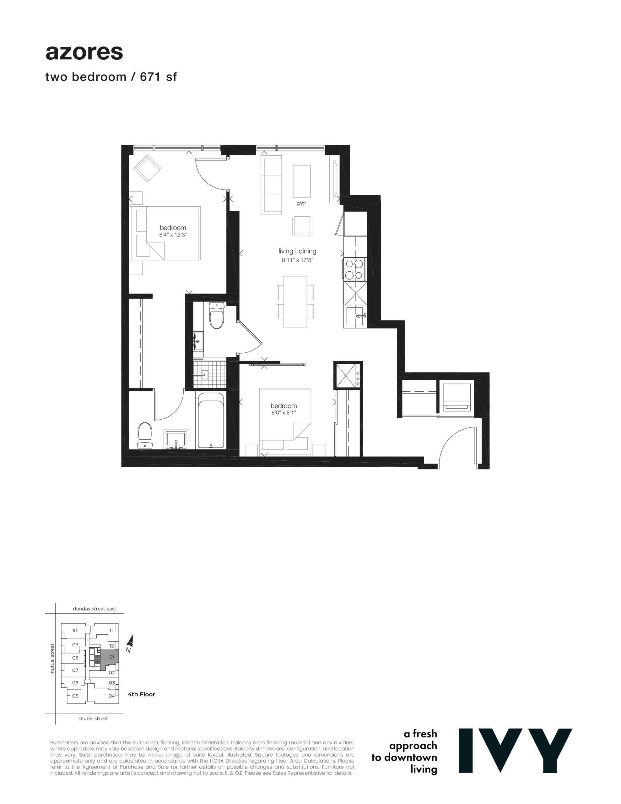 azores floor plan