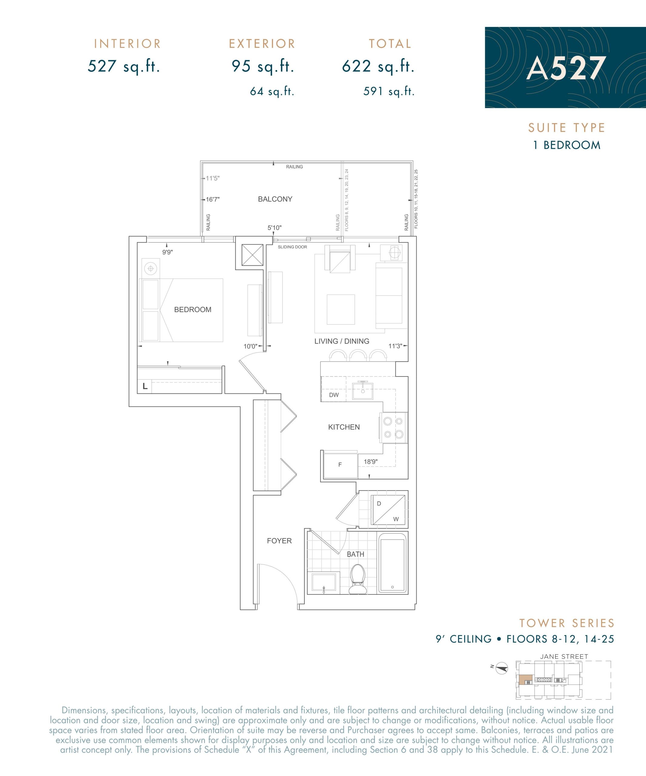 A527 floor plan