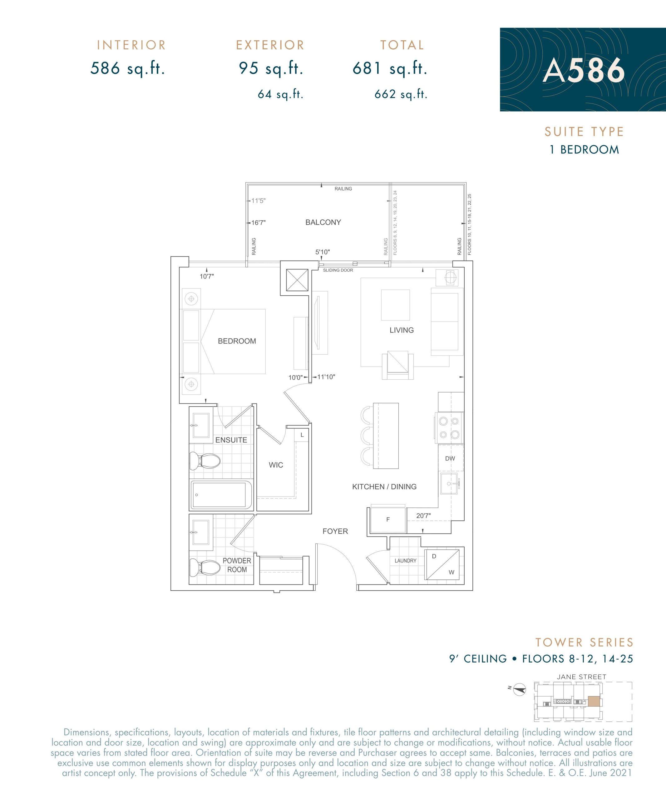 A586 floor plan
