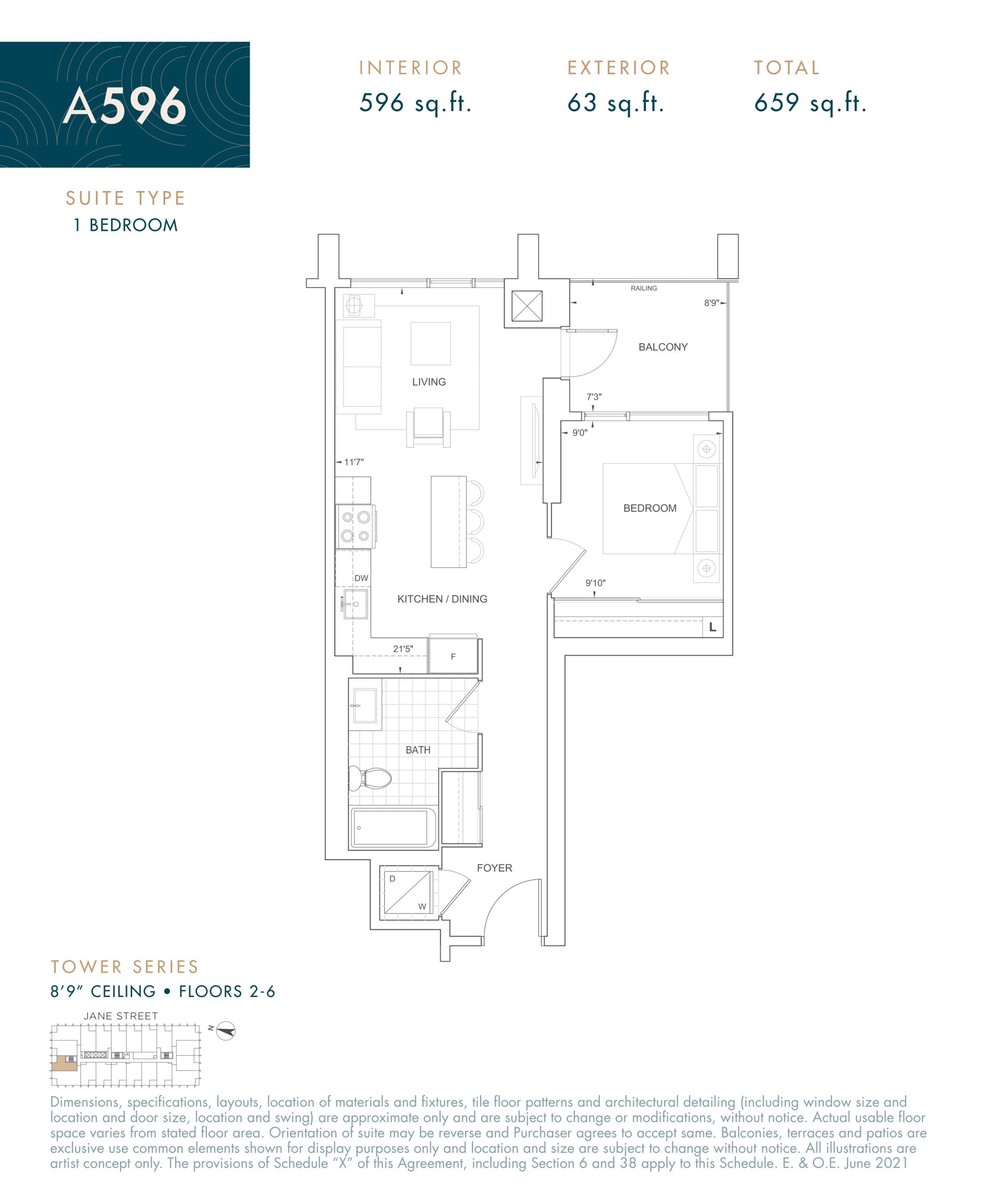 A596 floor plan