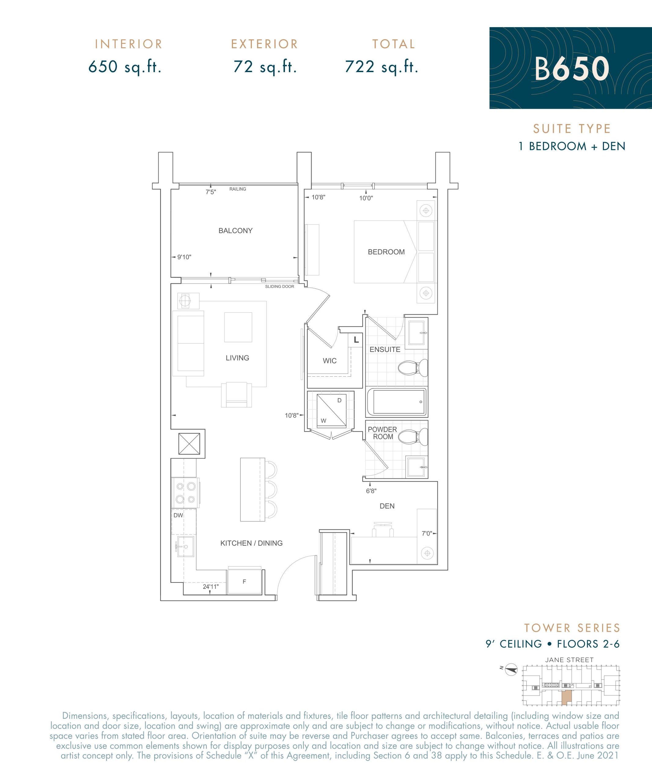 B650 floor plan