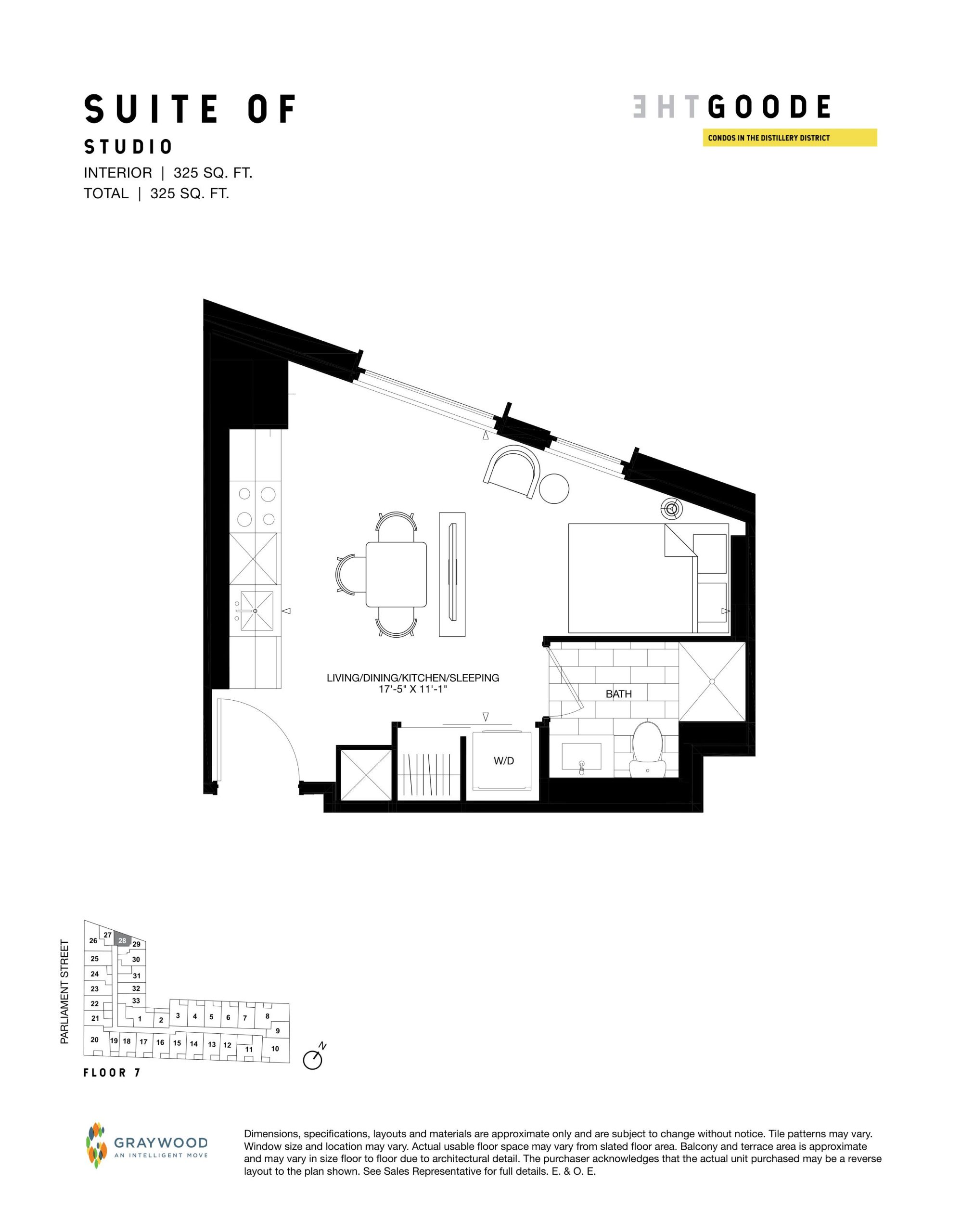 Suite 0F floor plan