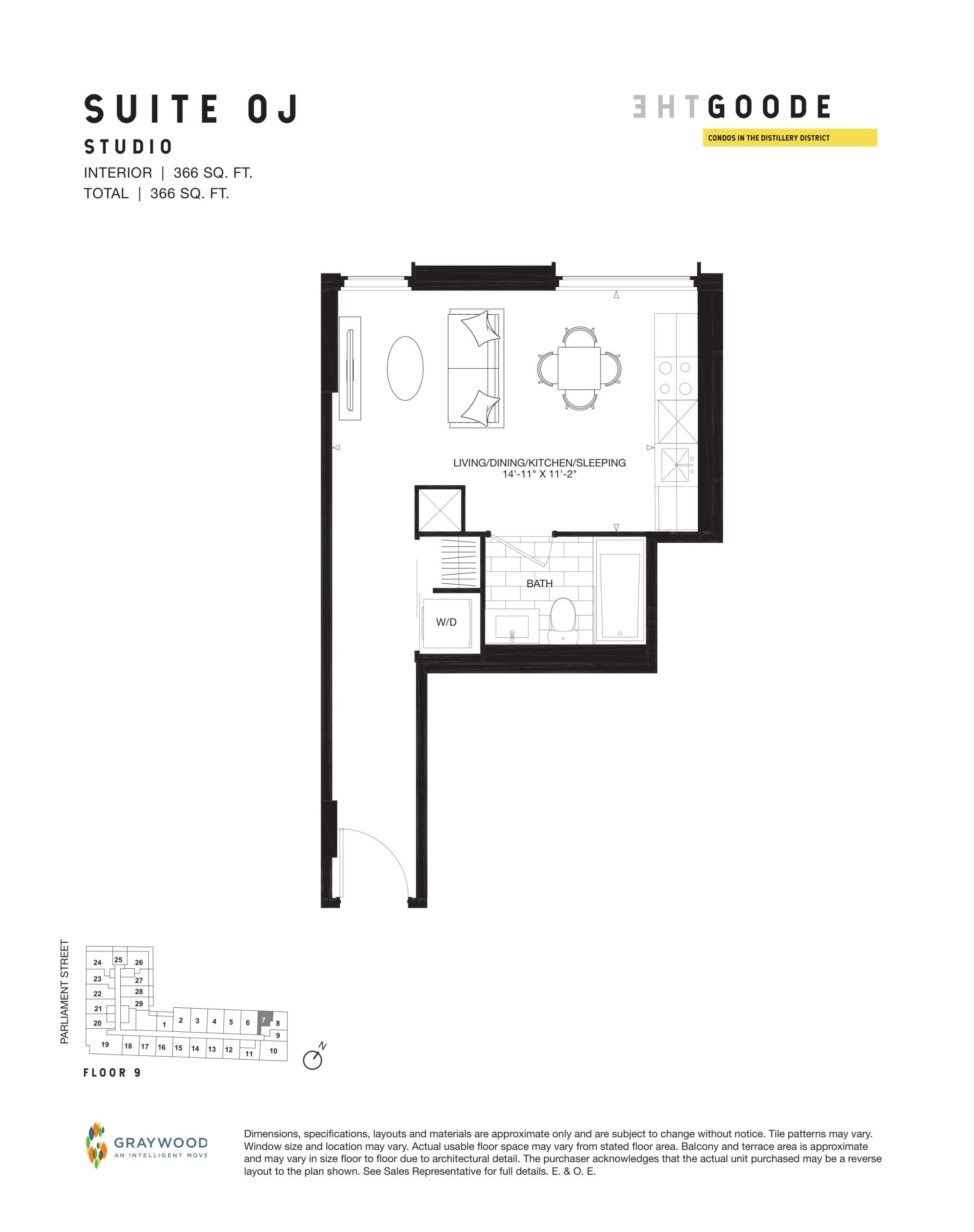 Suite 0J floor plan