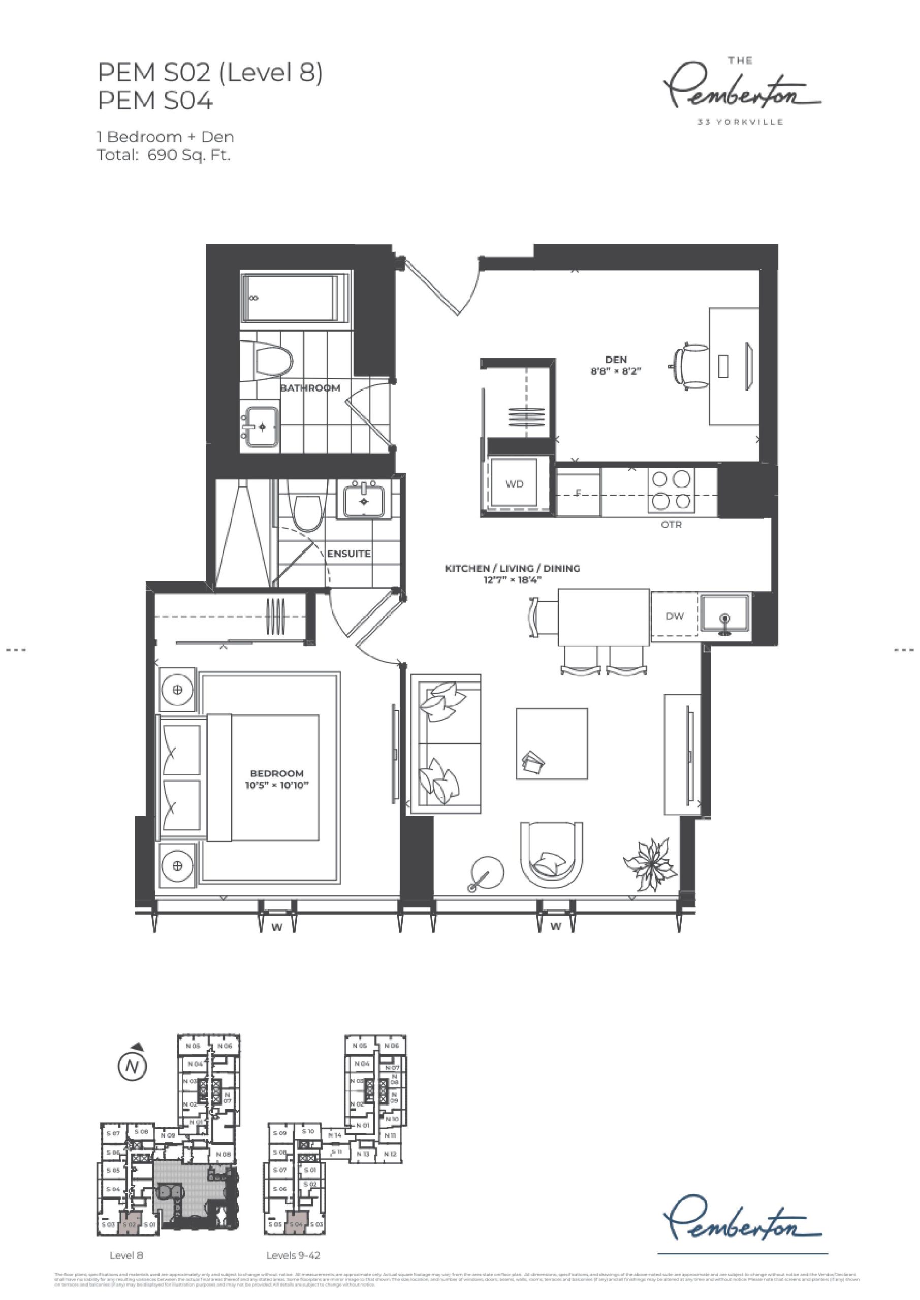 PEM S02 & PEM S04 floor plan