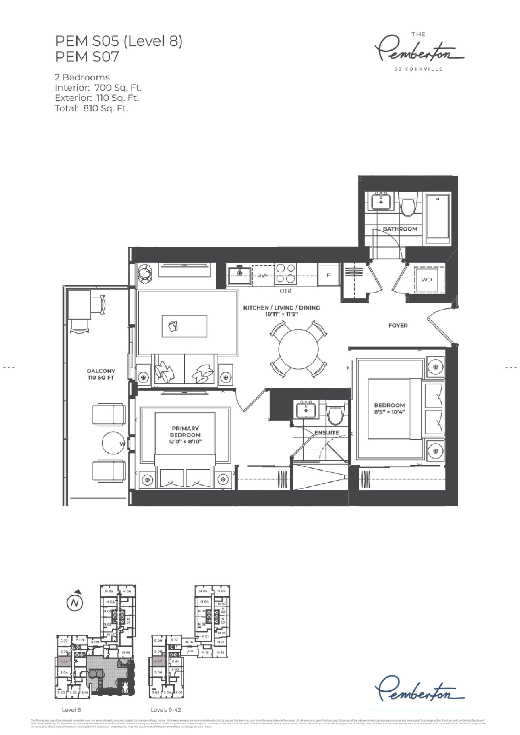 PEM S05 & PEM S07 floor plan