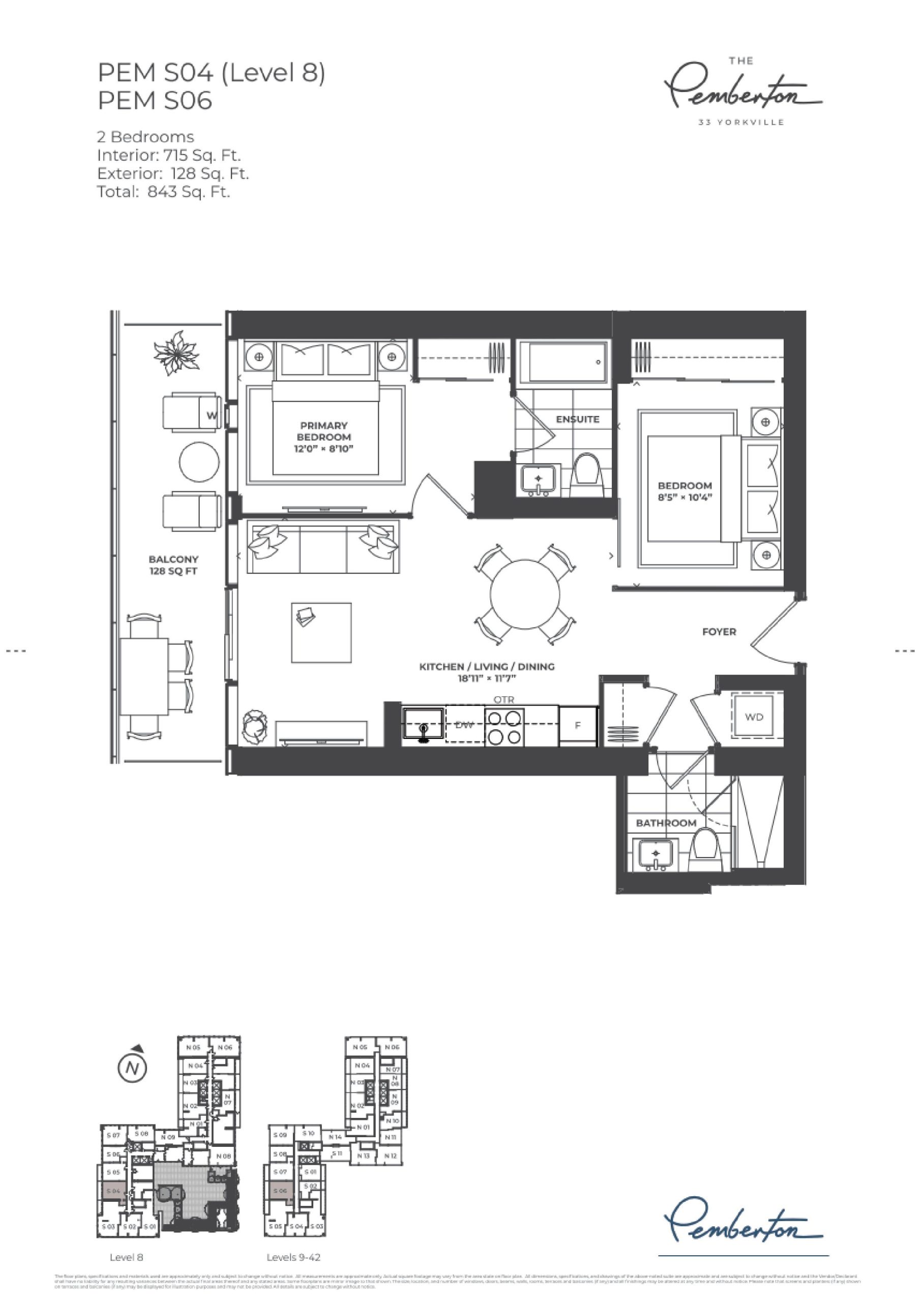 PEM S04 & PEM S06 floor plan