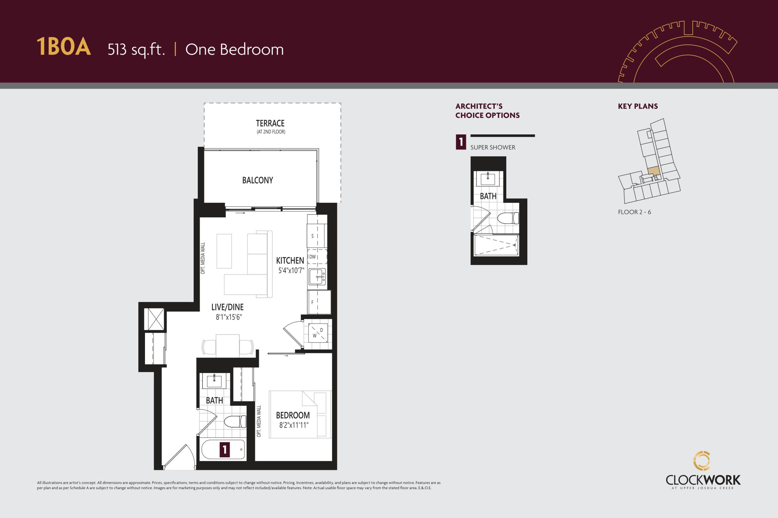 1B0A floor plan