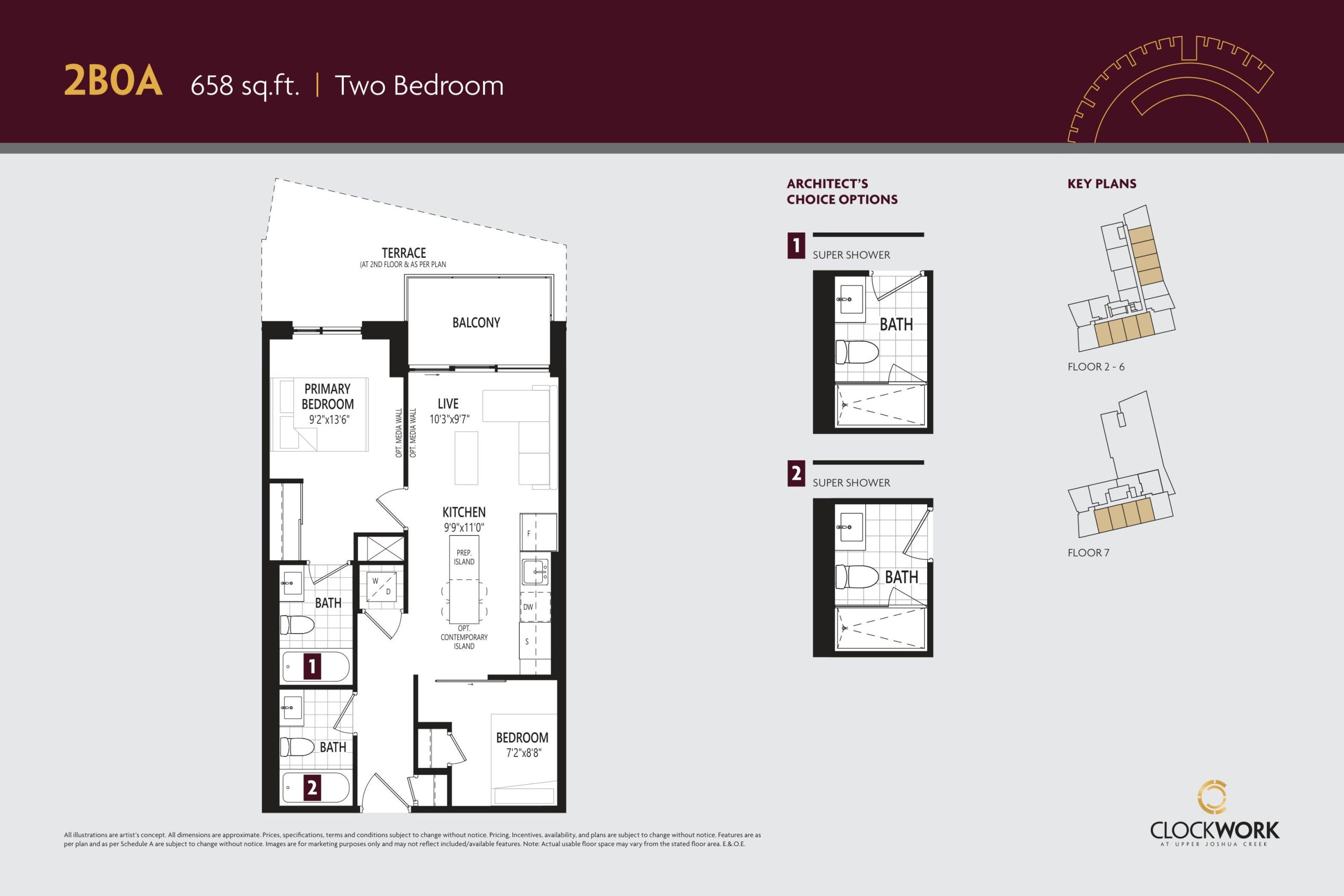 2B0A floor plan