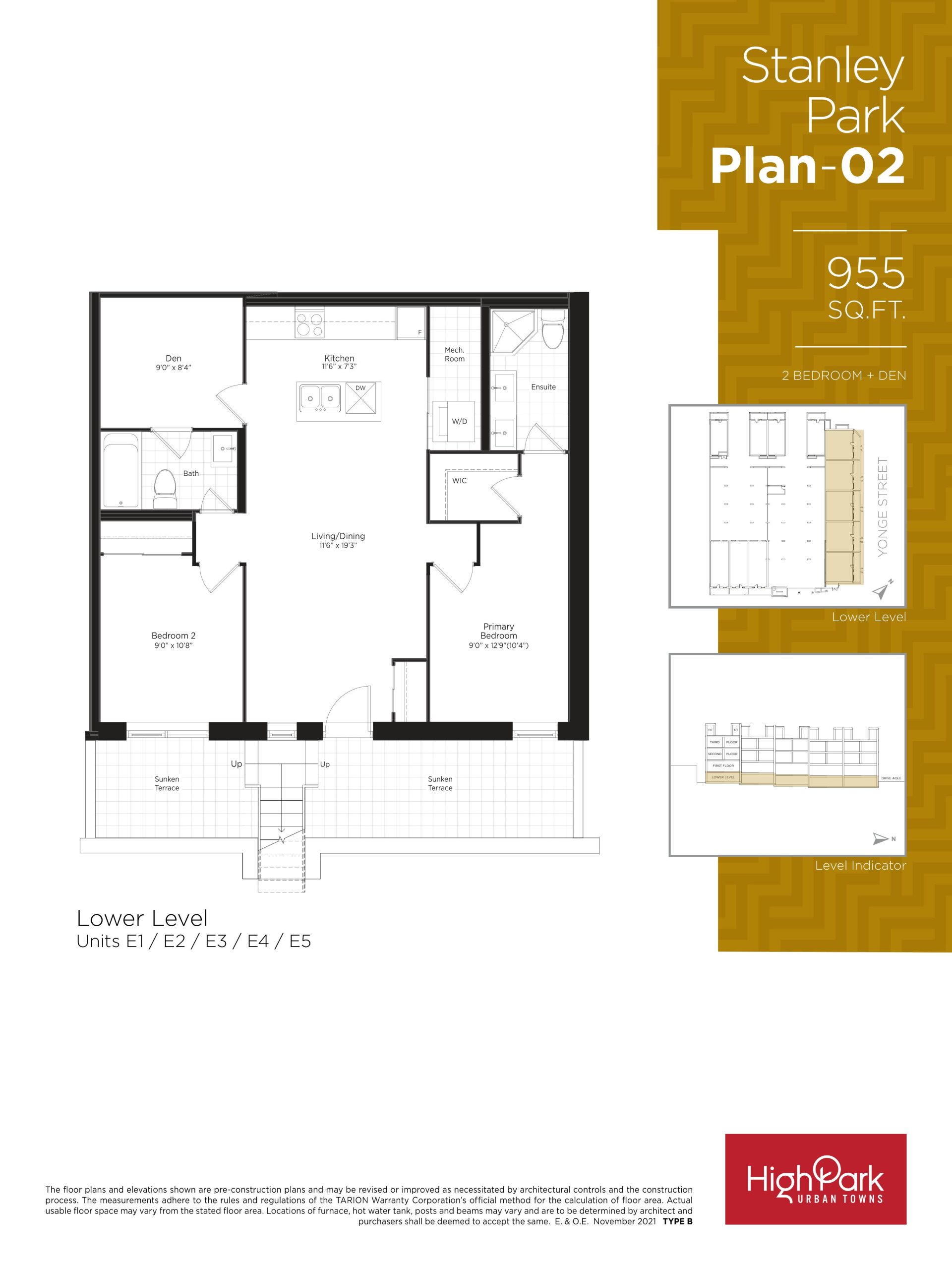 Stanley Park Plan 02 floor plan