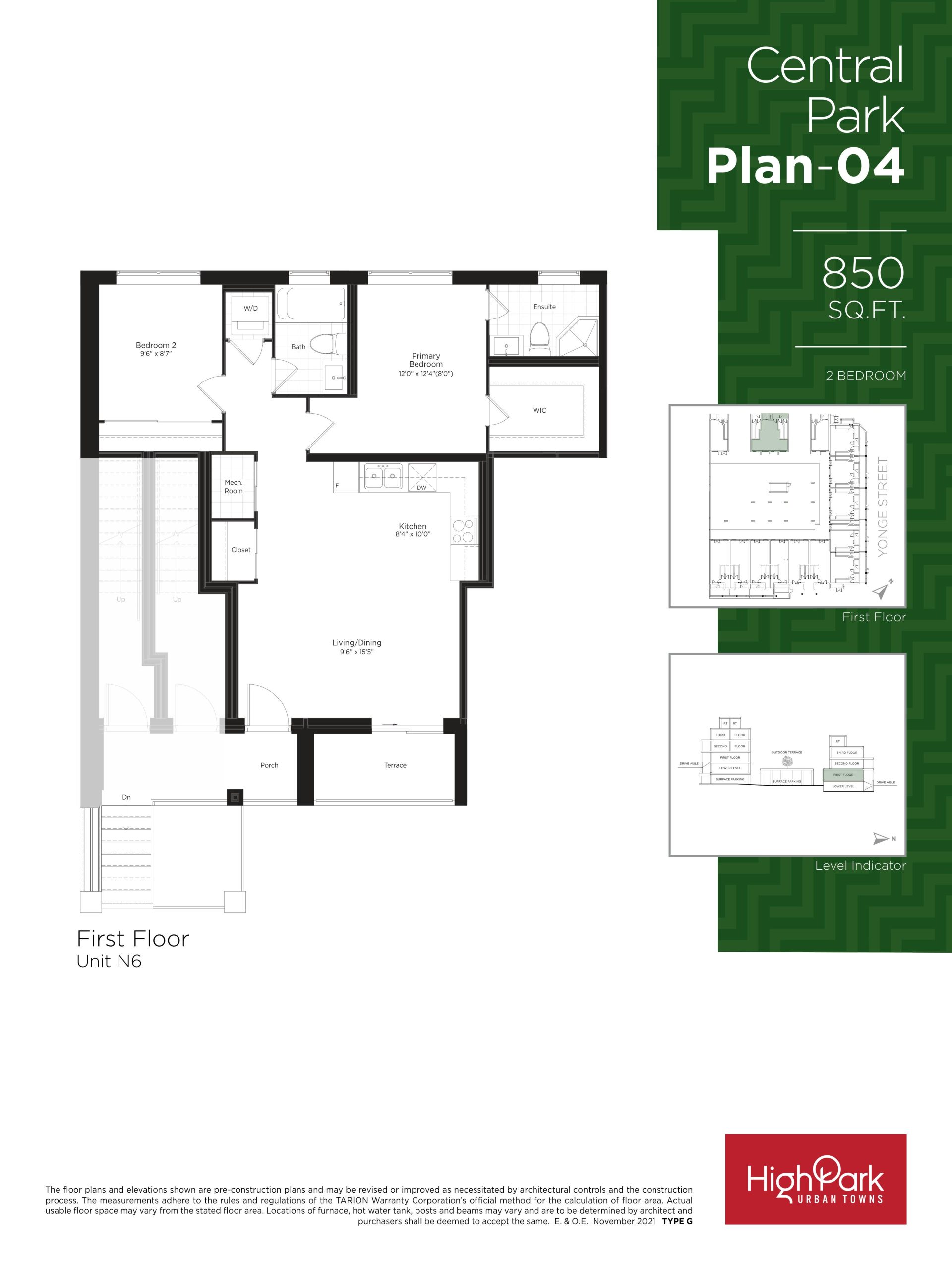Central Park Plan 04 floor plan