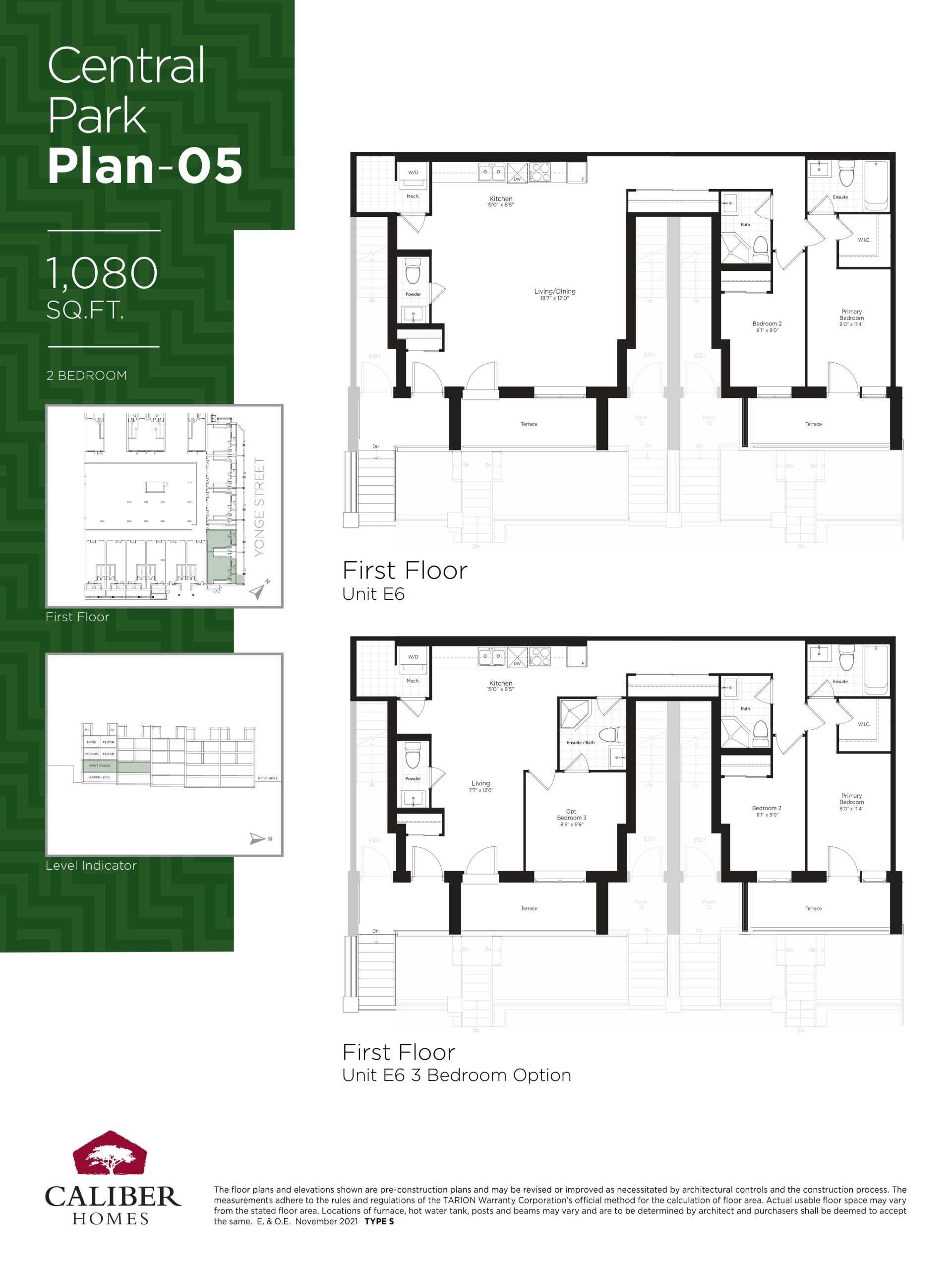Central Park Plan 05 floor plan