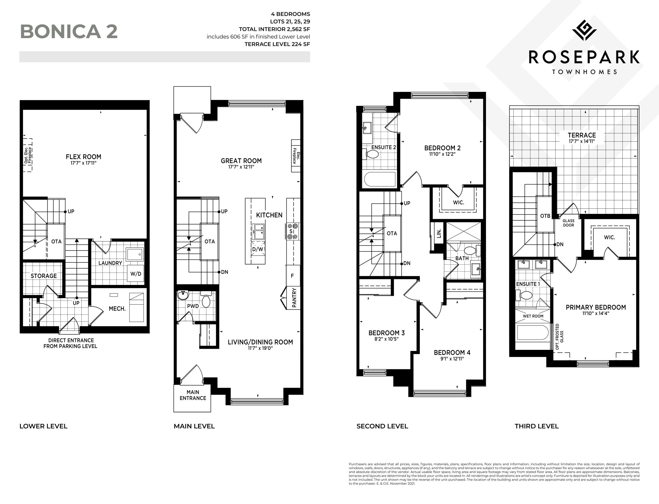 Bonica 2 - 2562sq ft floor plan