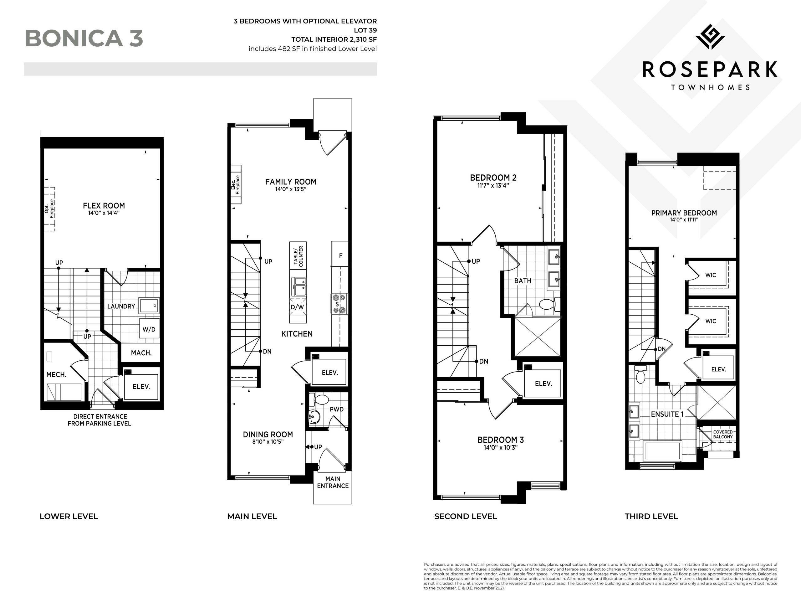 Bonica 3 - 2310sq ft floor plan
