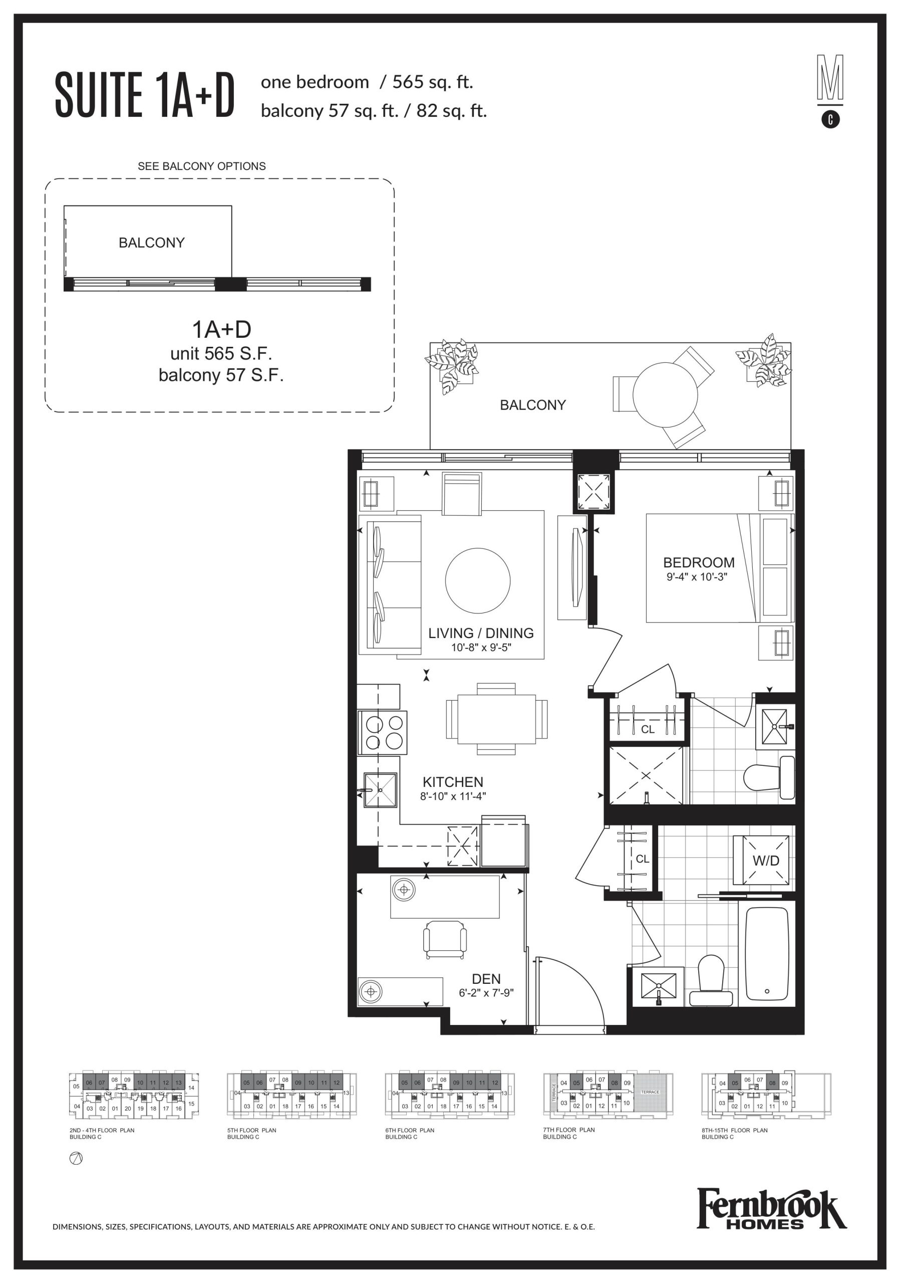Suite 1A+D floor plan