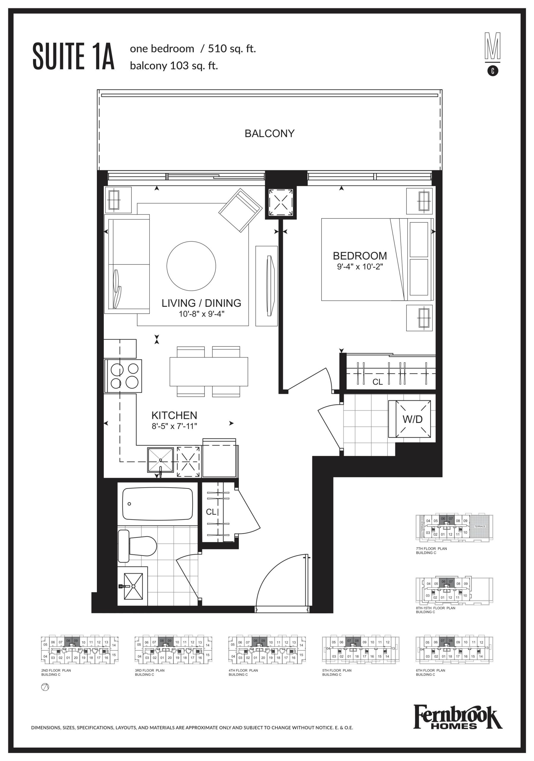 Suite 1A floor plan