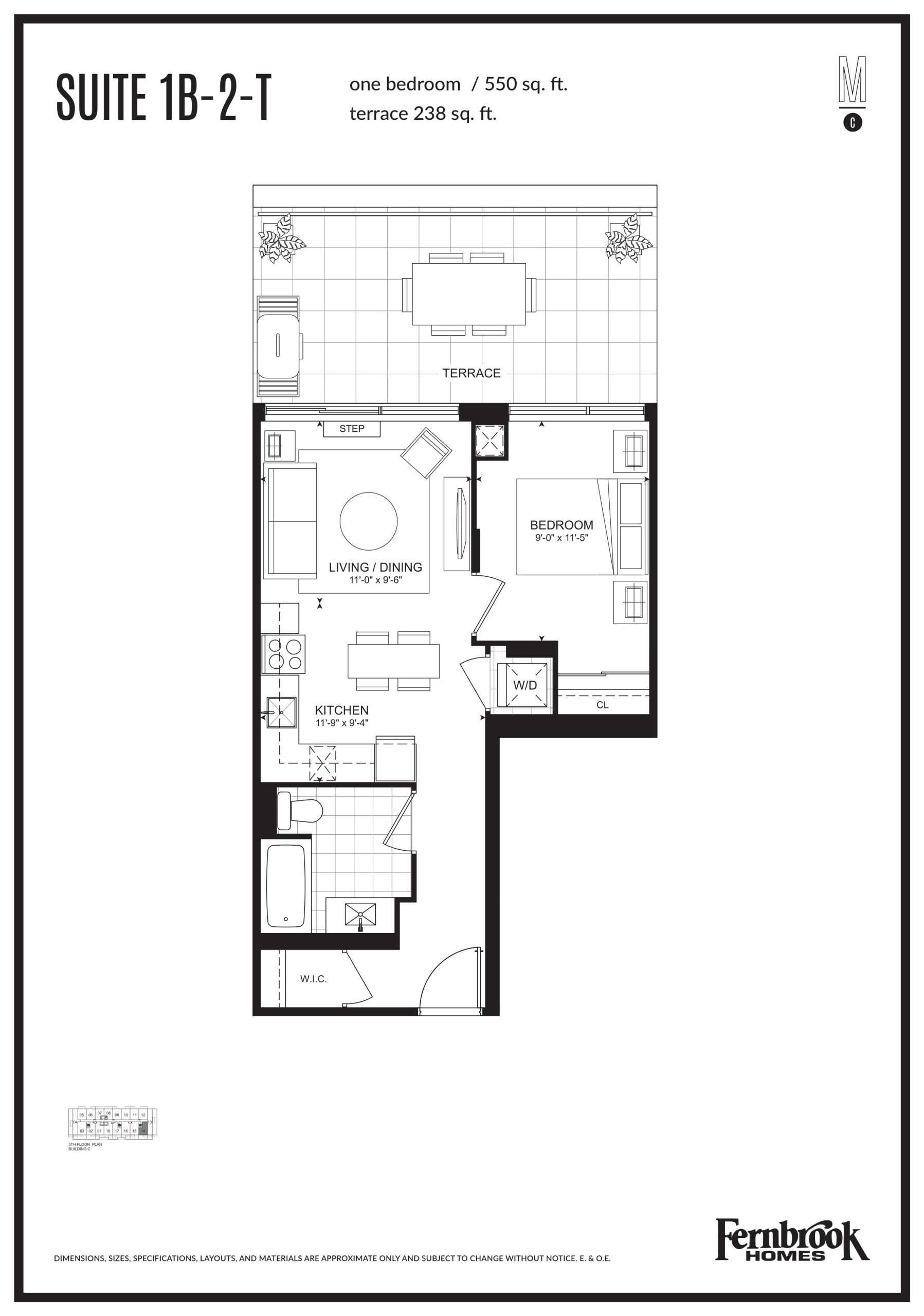 Suite 1B-2-T floor plan