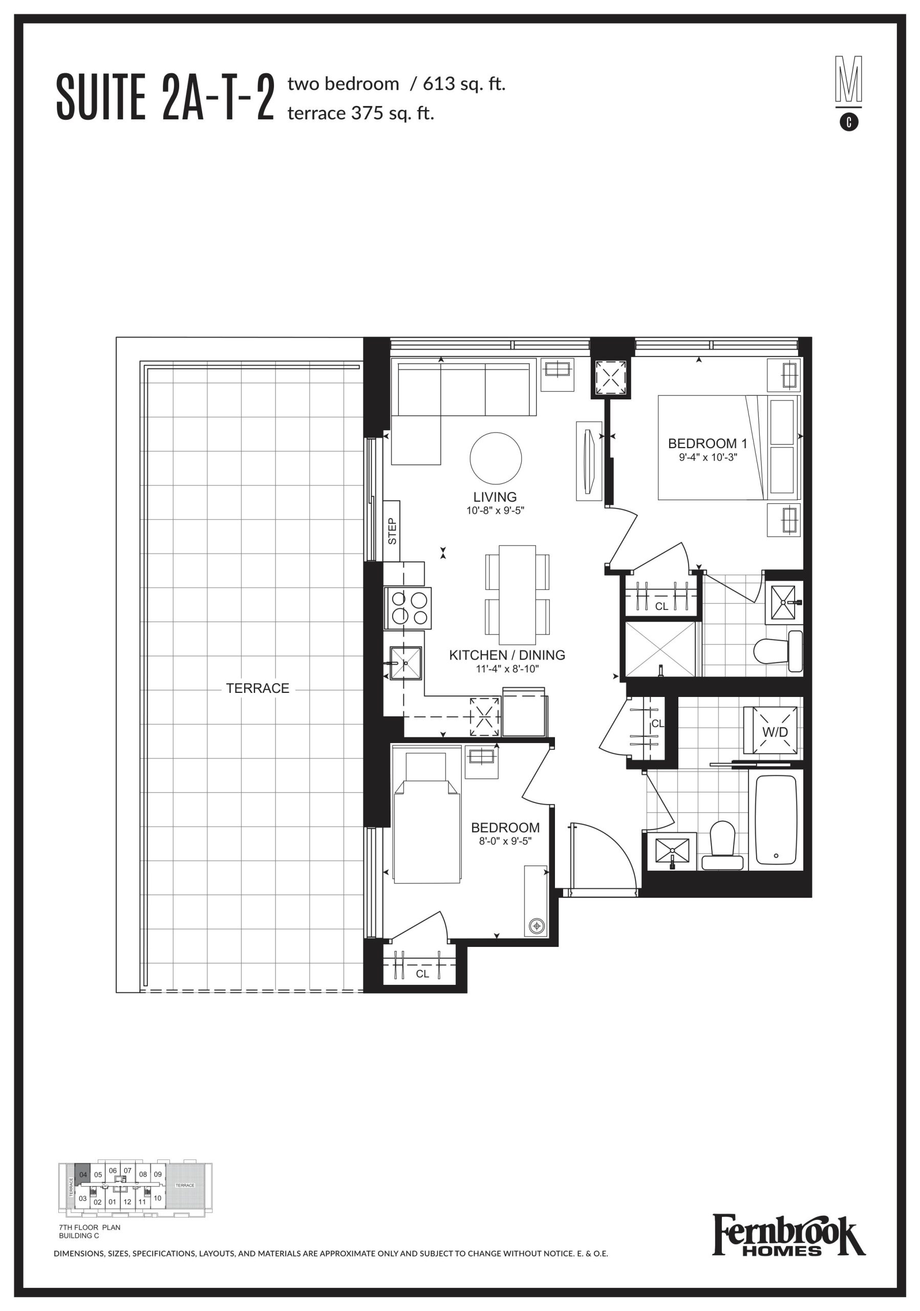 Suite 2A-T-2 floor plan