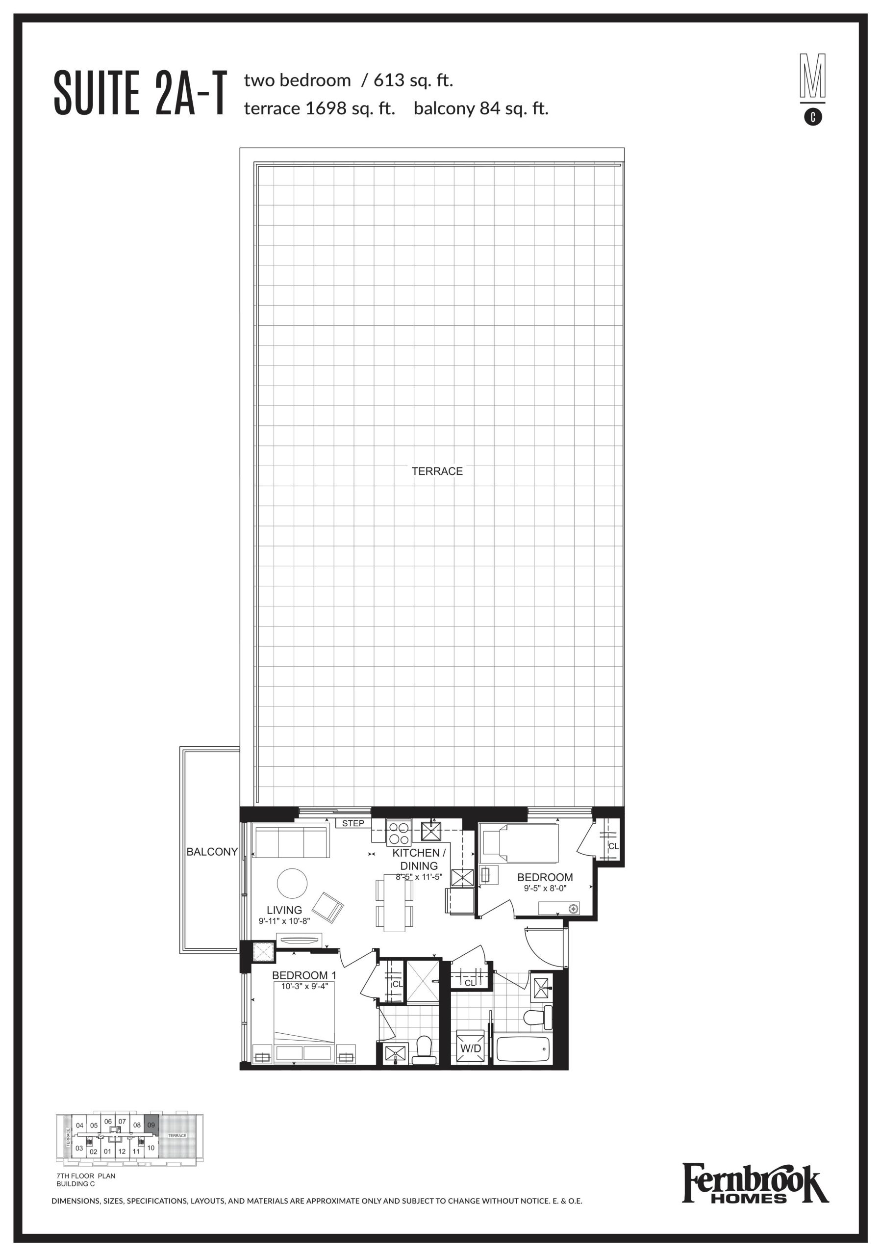 Suite 2A-T floor plan