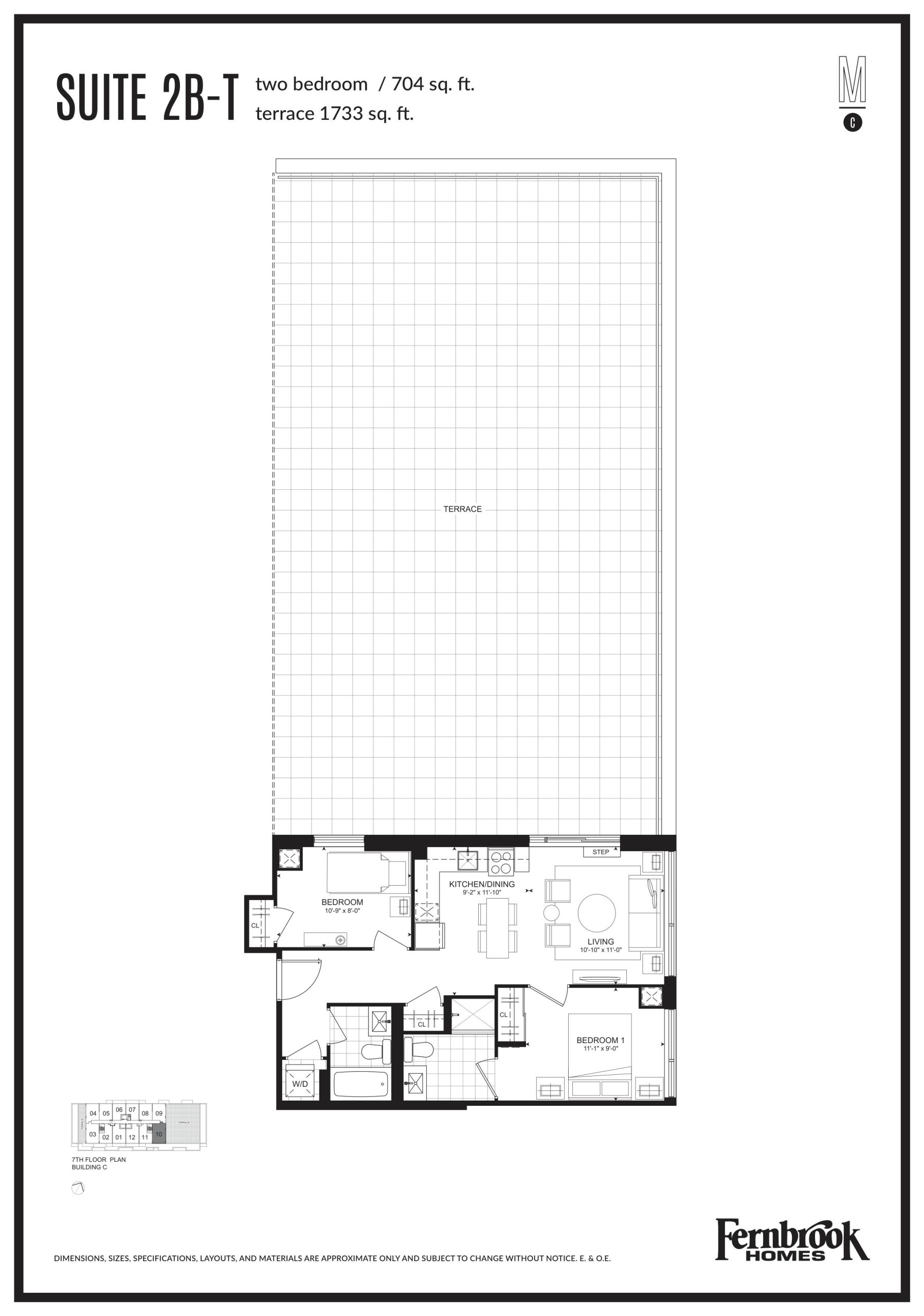 Suite 2B-T floor plan