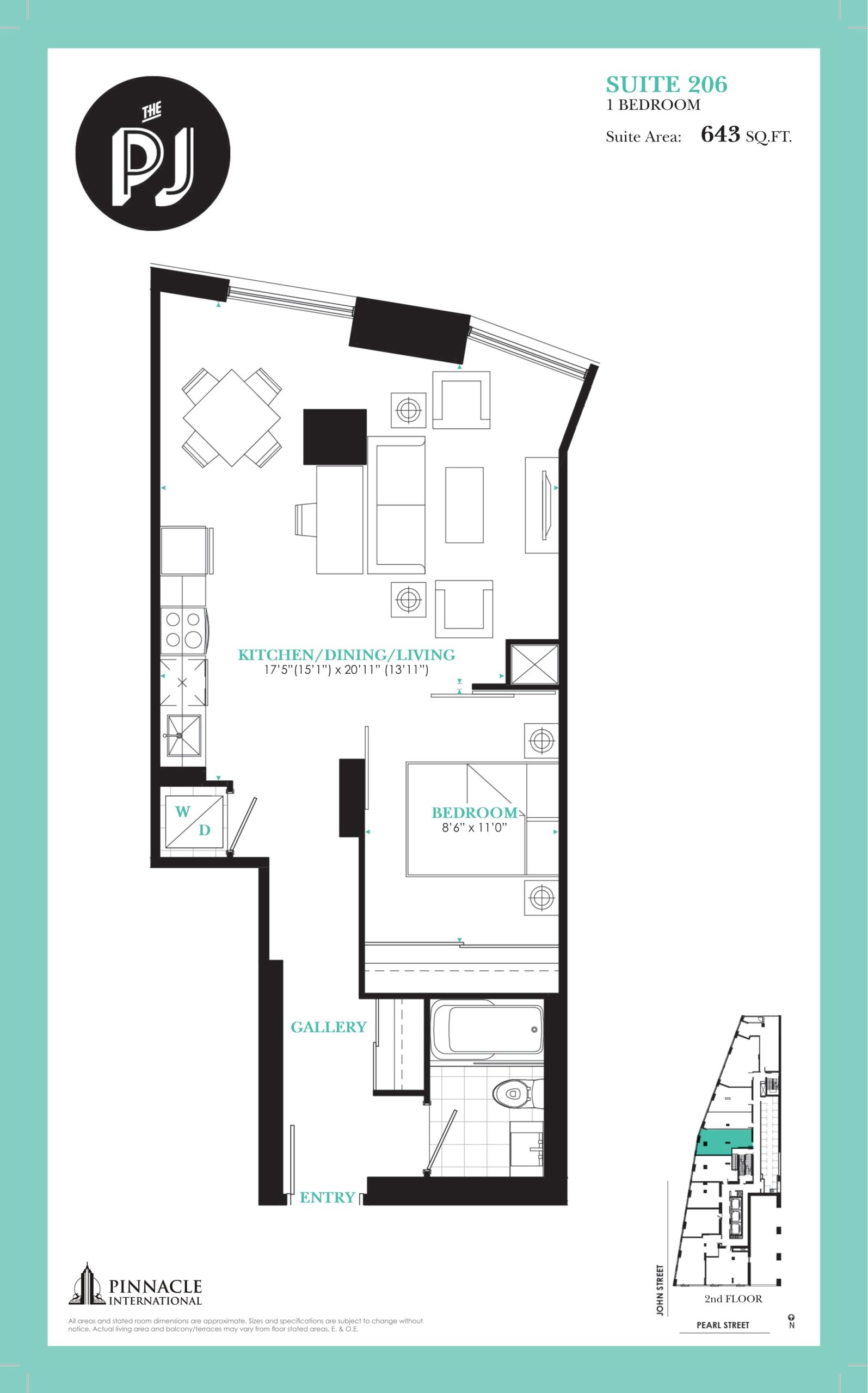 Suite 206 floor plan