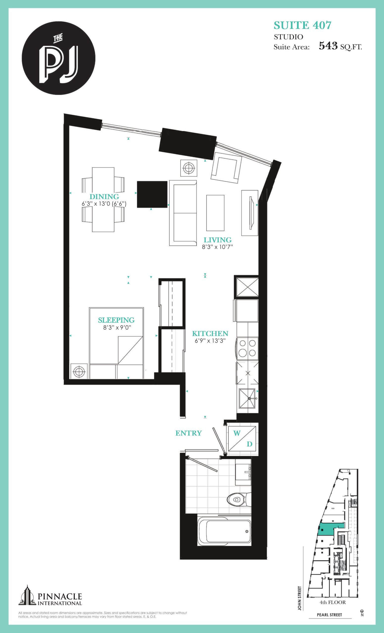 Suite 407 floor plan