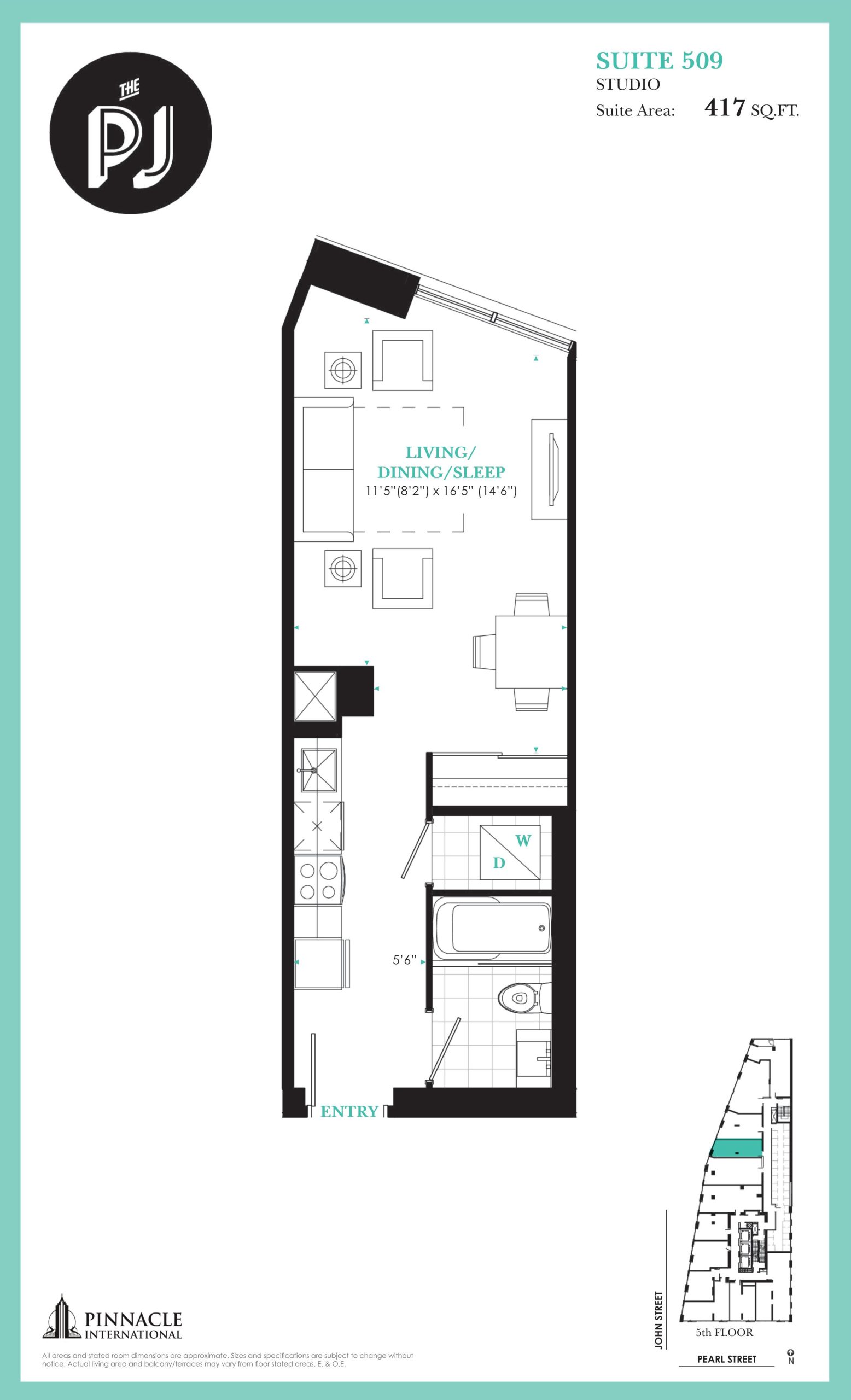 Suite 509 floor plan
