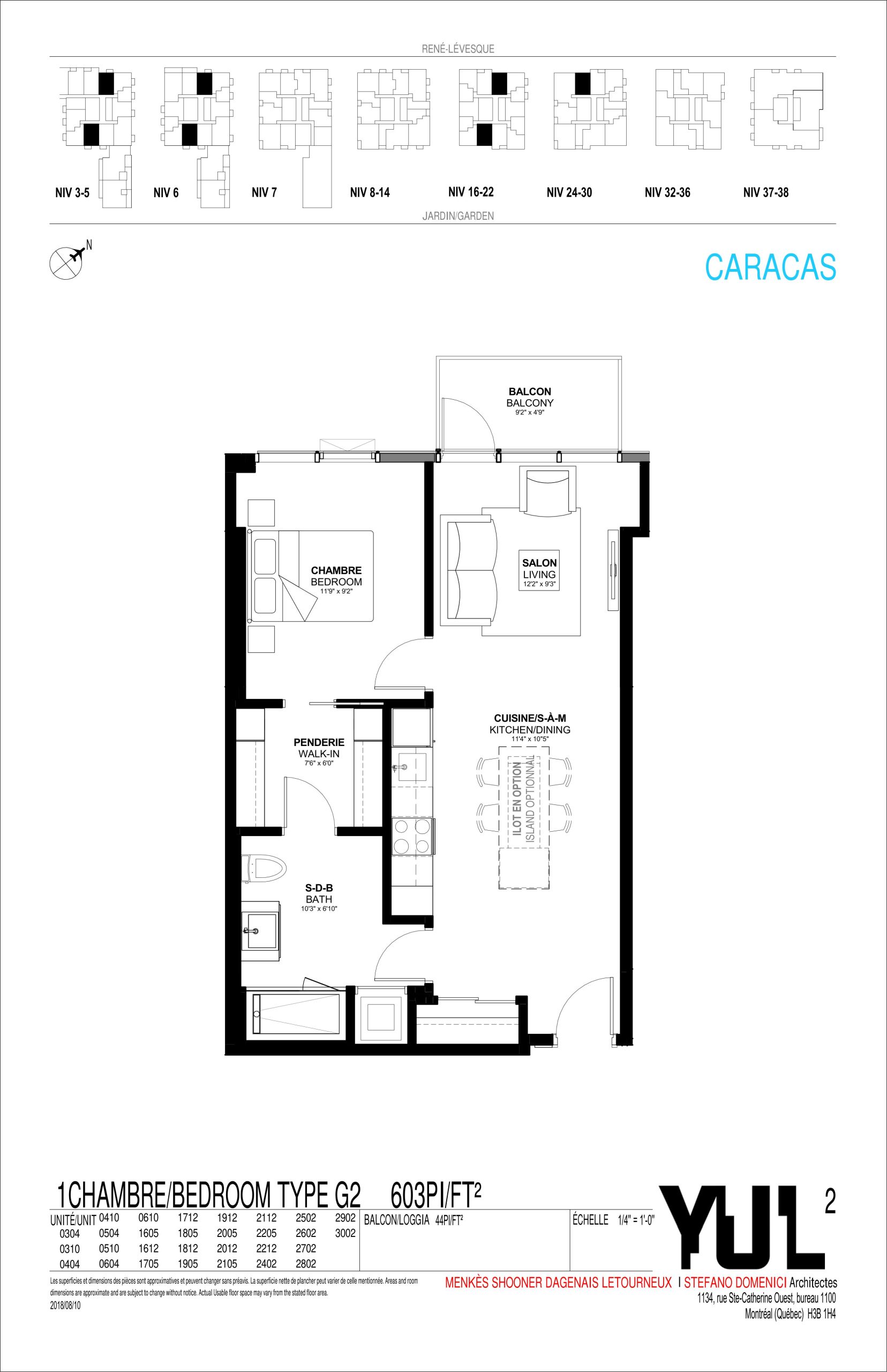 Caracas floor plan
