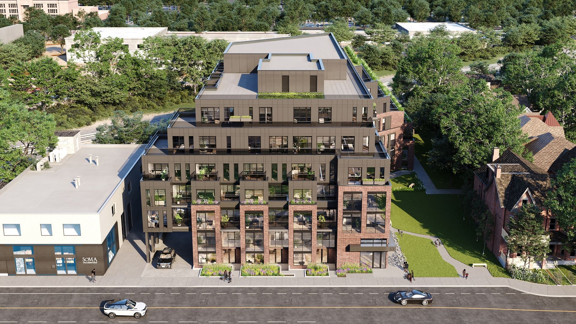 Fifty Seven Brock in Toronto — rendering 1