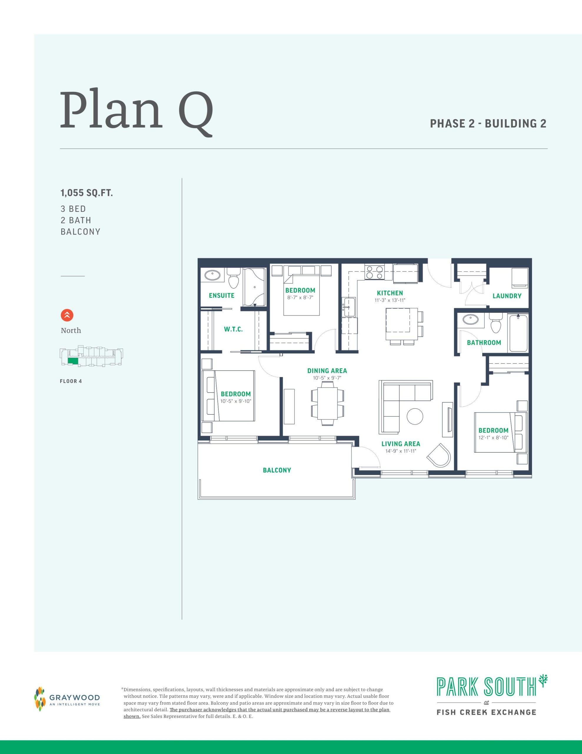 Plan Q - Building 2 floor plan