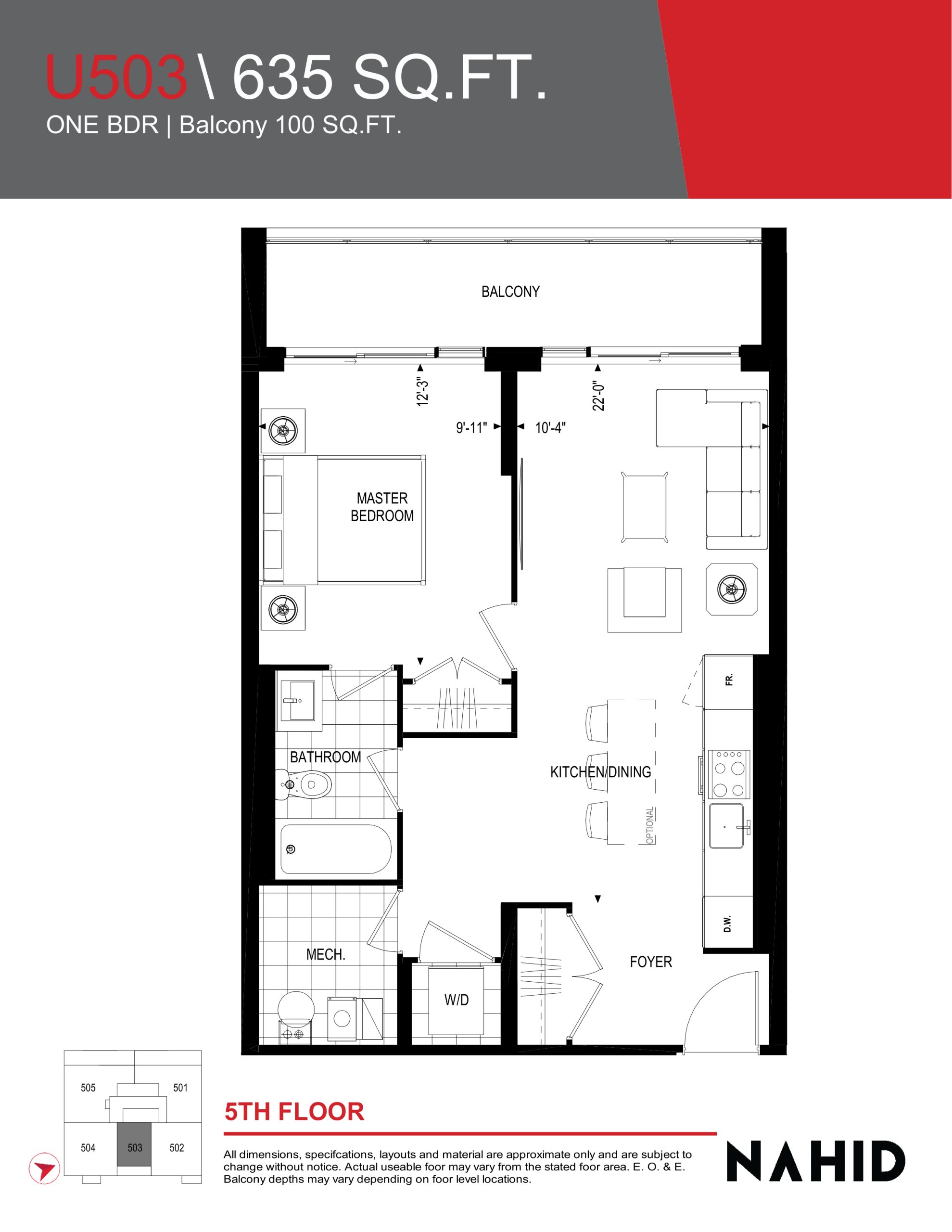 U503 floor plan